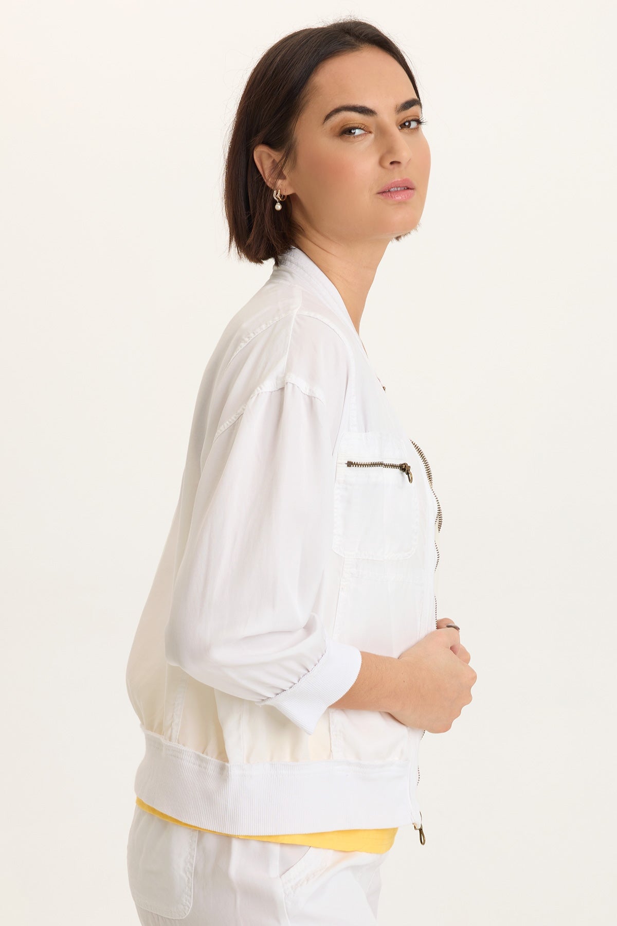 XCVI Wynton Twill Bomber Jacket 
