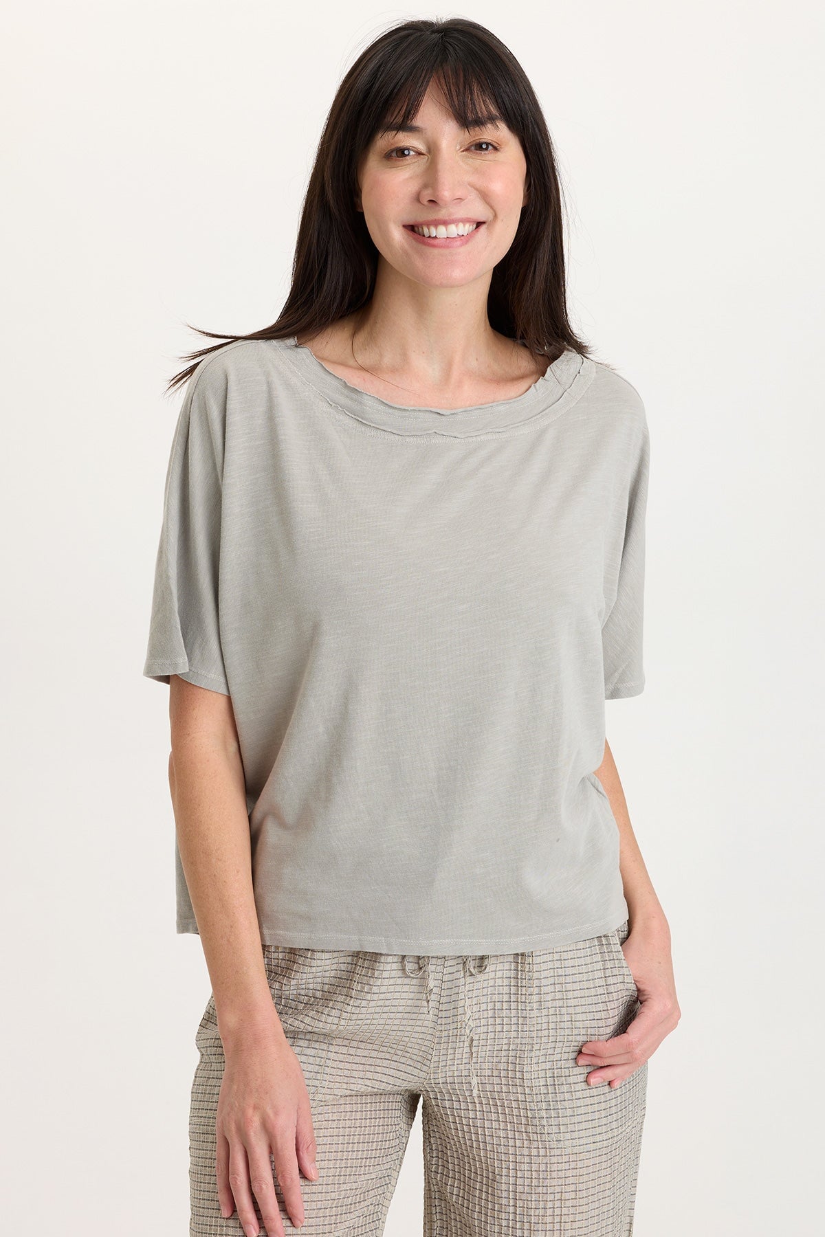 Wearables Lyra Jersey Boatneck Tee 