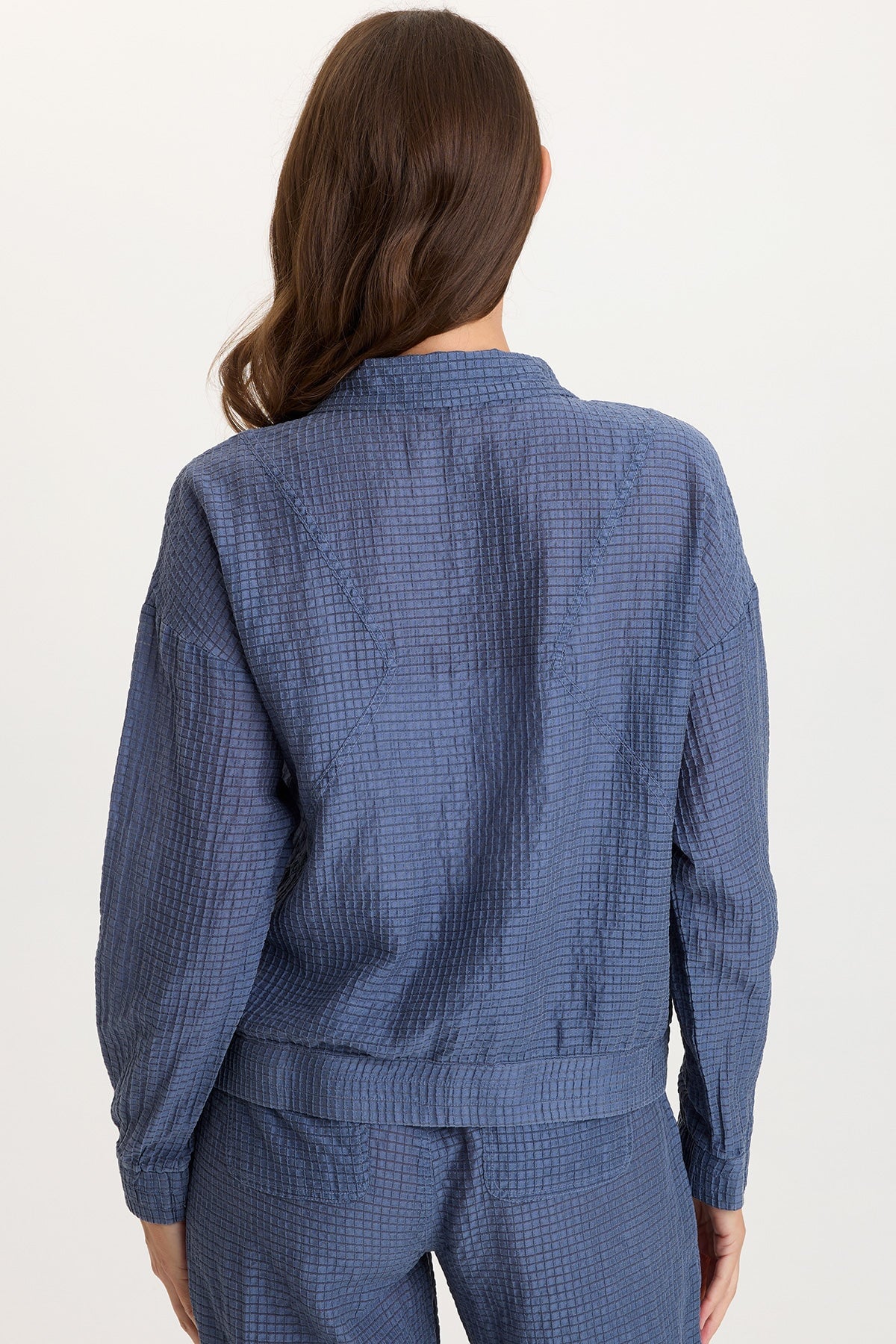 Ryker Waffle Weave Front Pocket Zip-Up Sporty Jacket