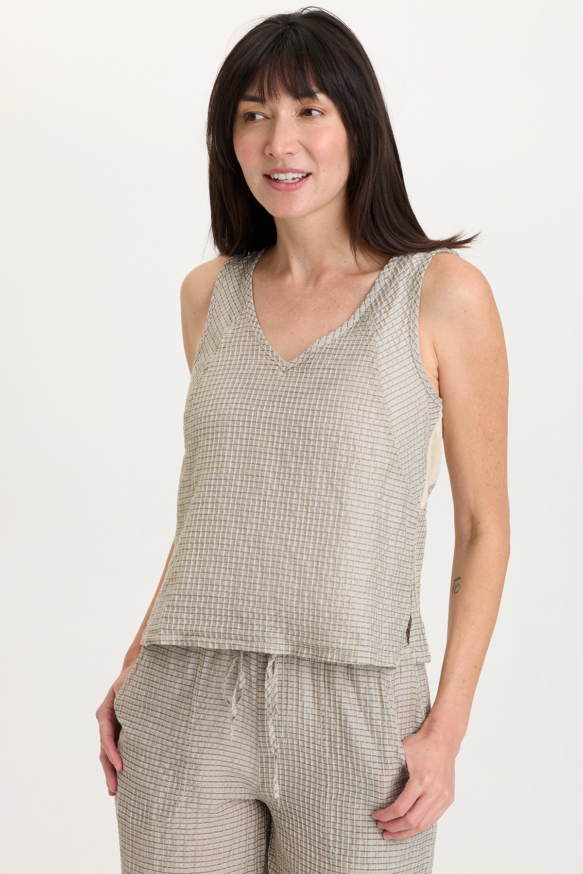 Wearables Aria Waffle Weave Tank 