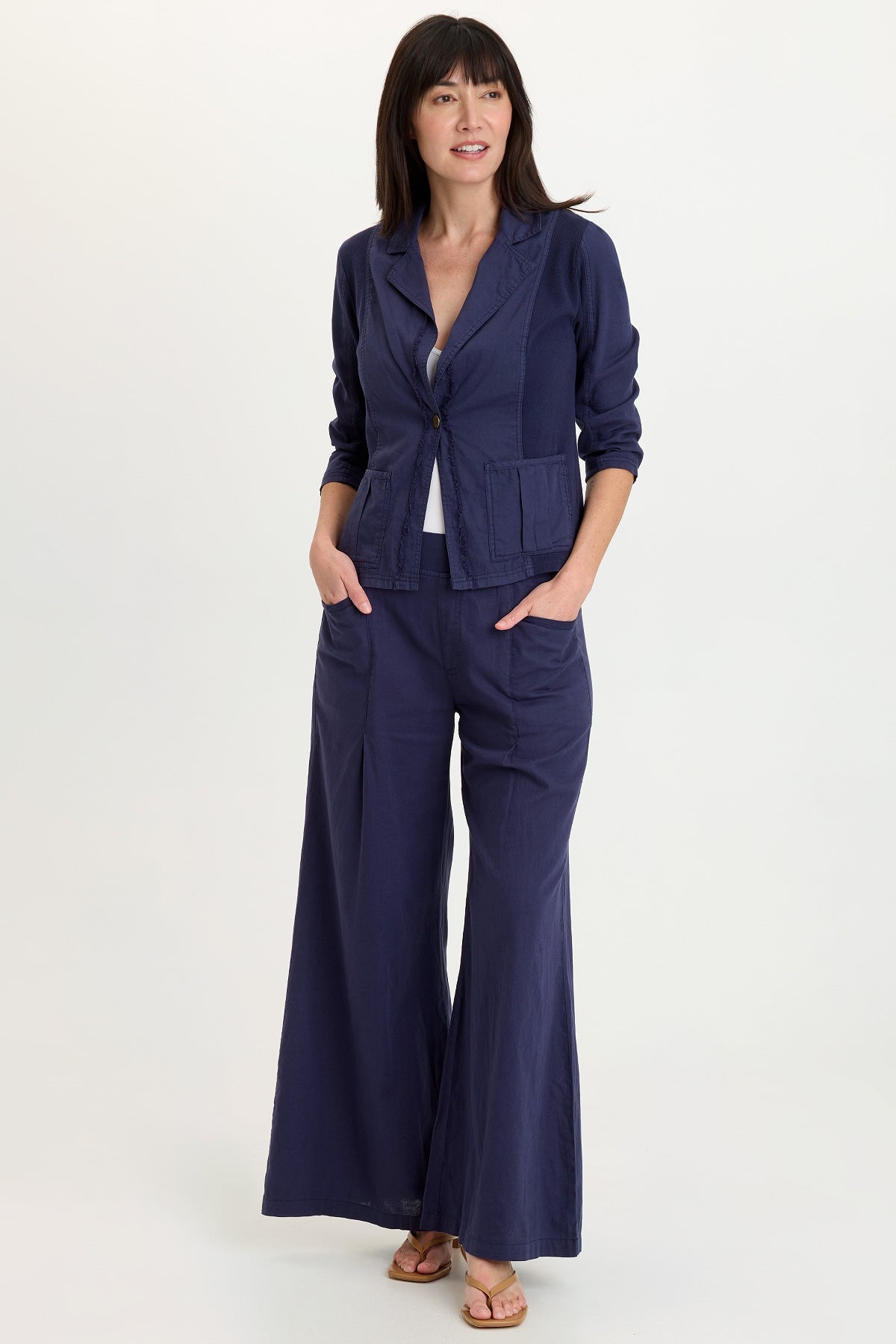 Wearables Brayden Cotton Linen Blazer 