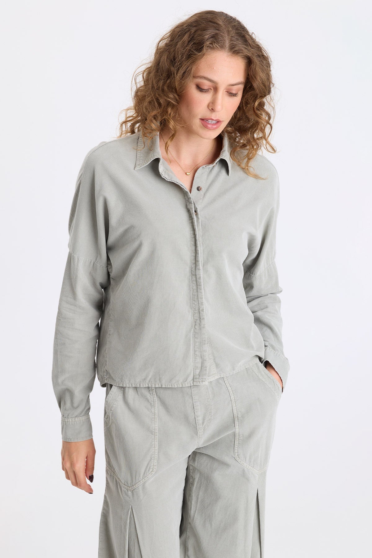 XCVI Kyle Corduroy Button-Up 