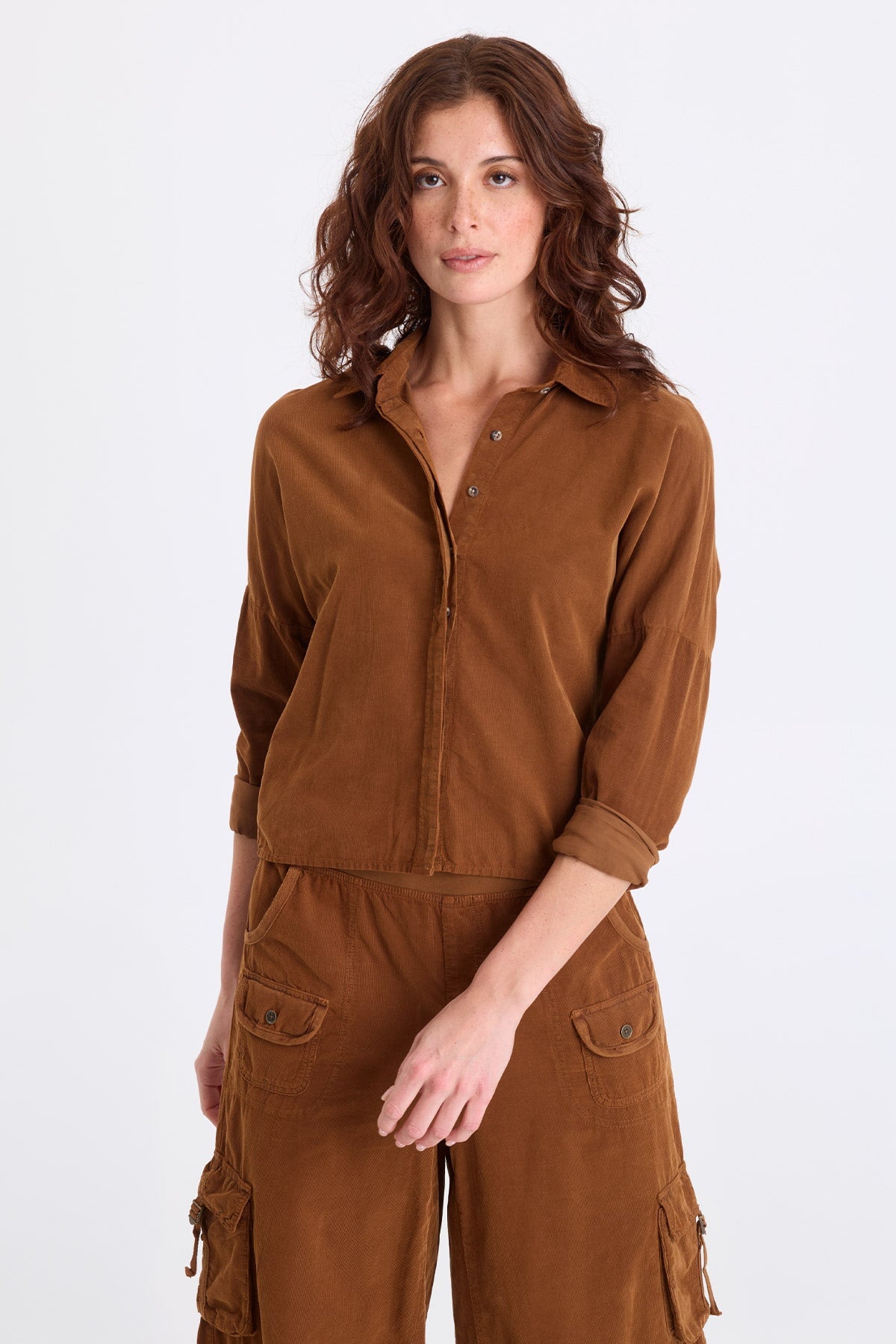 XCVI Kyle Corduroy Button-Up 