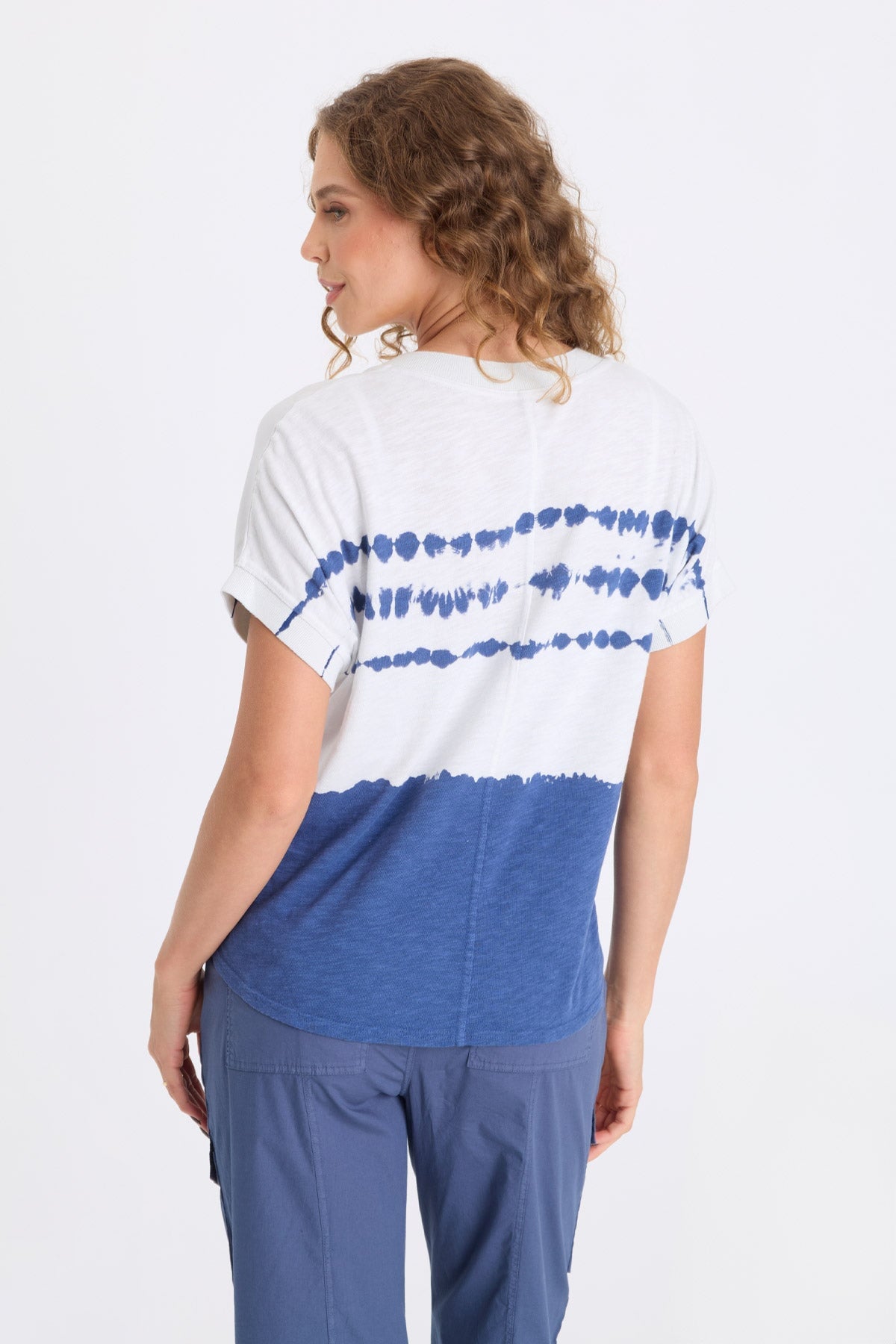 XCVI Hanno Soft Twill V-Neck Top 