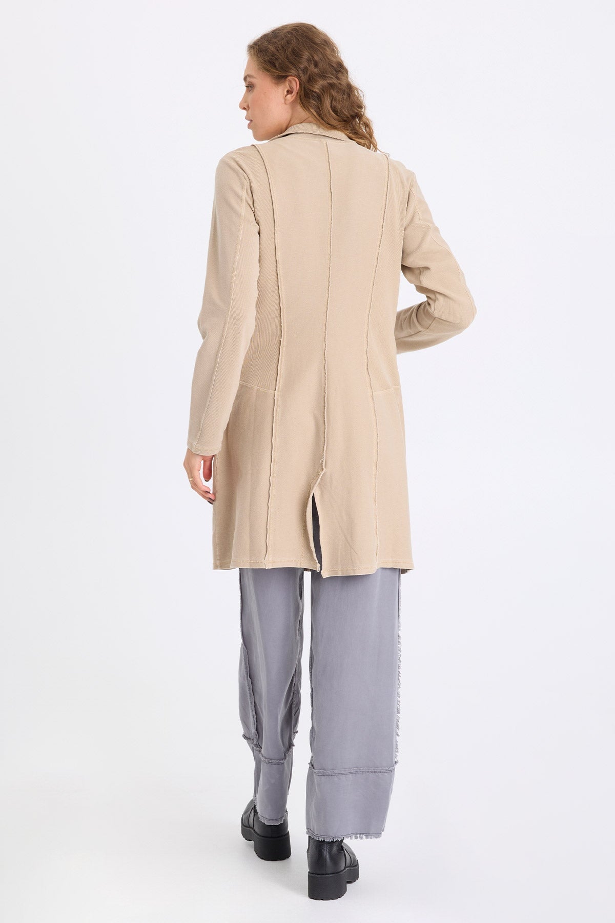 XCVI Roda Twill Knit Long Jacket 