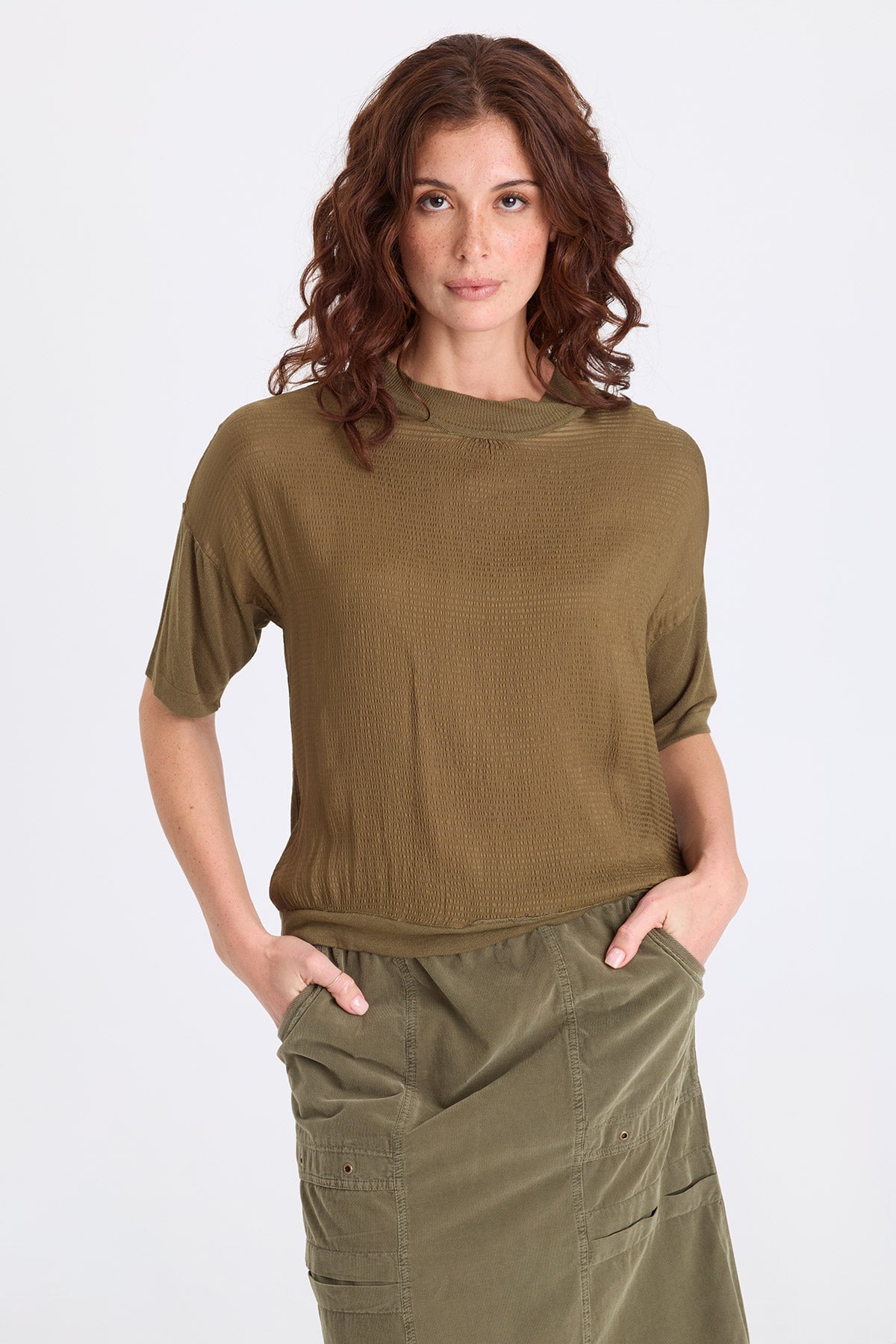 XCVI Basilia Vivi Stripe Short Sleeve Top 