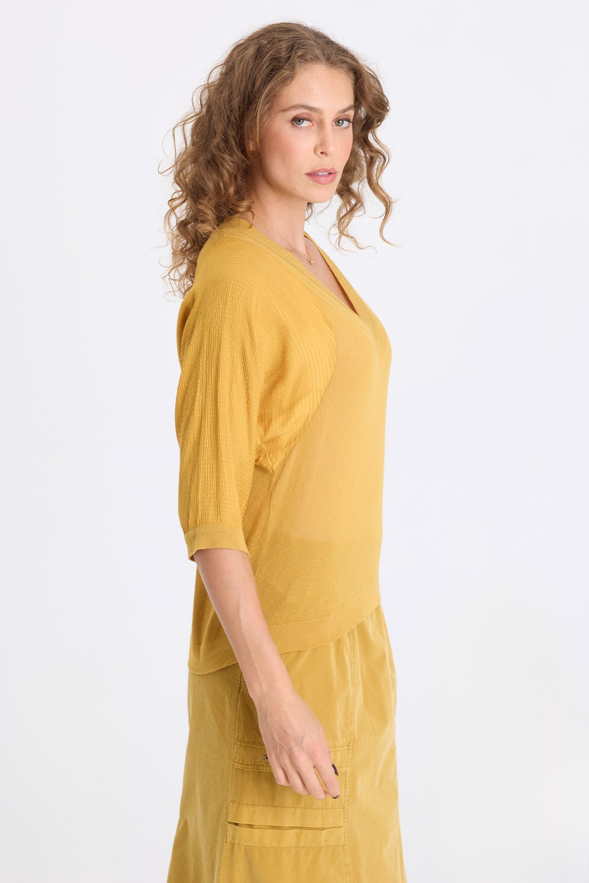 XCVI Mer Vivi Stripe V-Neck Top 