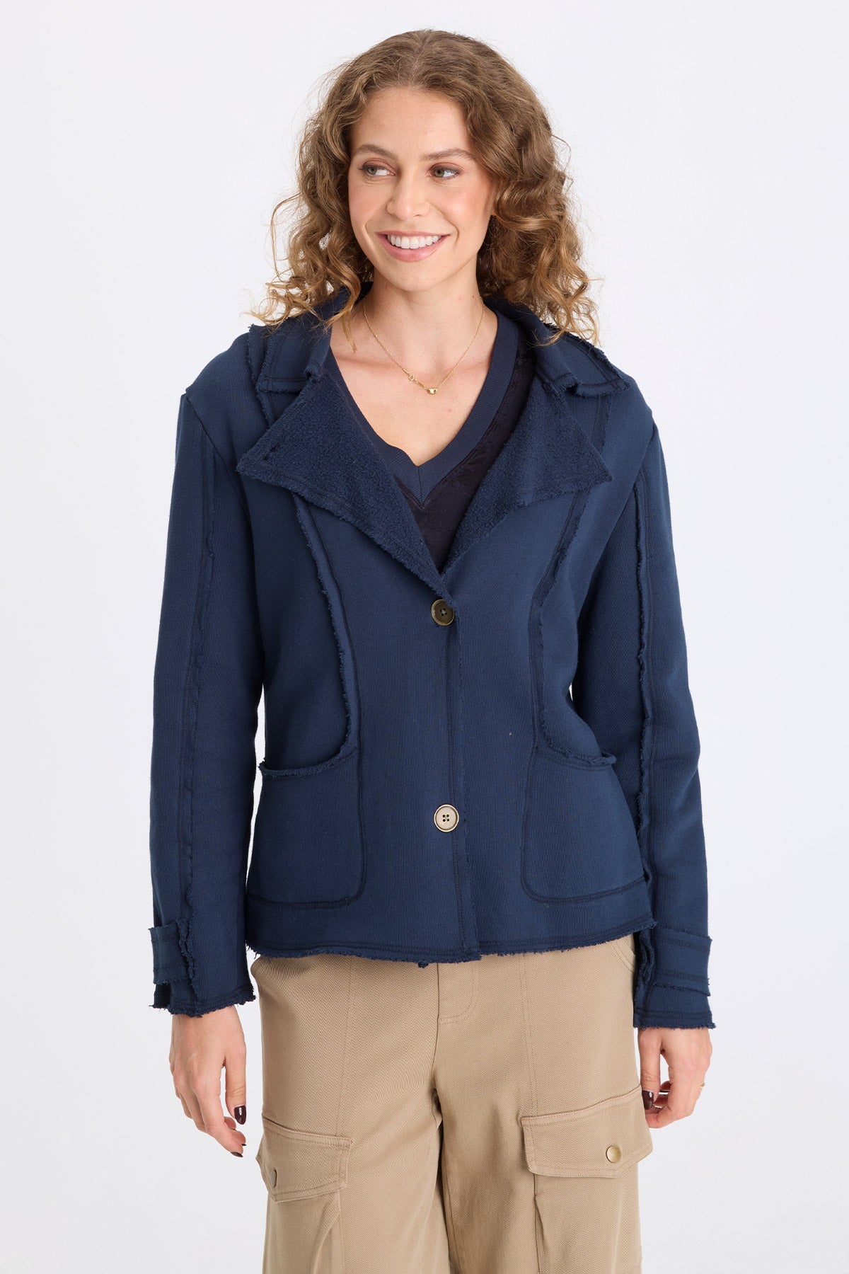 XCVI Itzel Fleece Blazer 