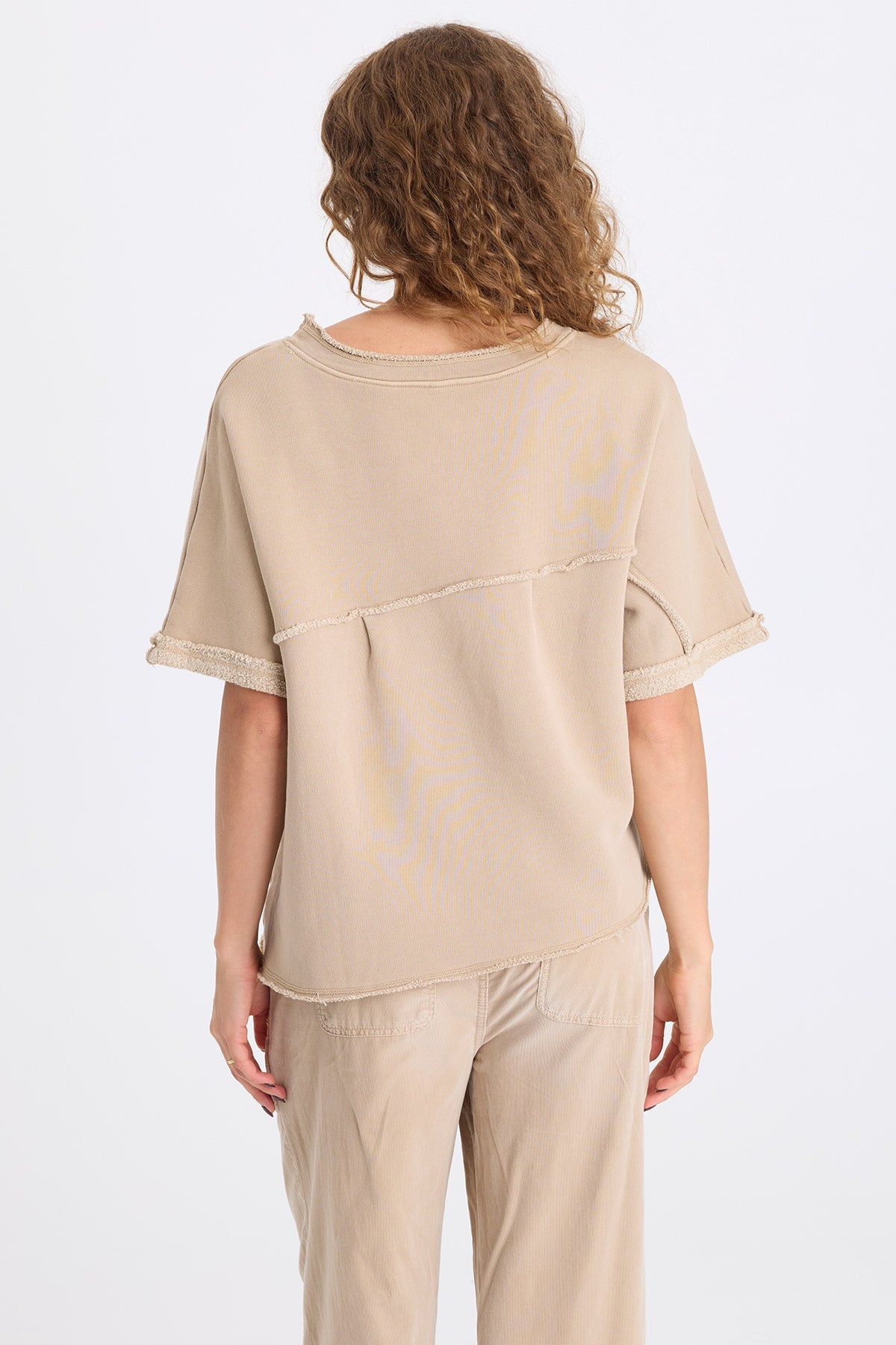 XCVI Vita Fleece Short Sleeve Pullover 