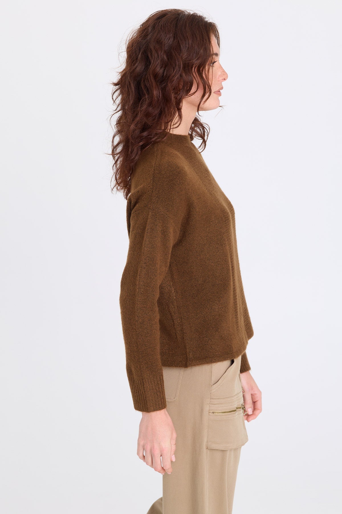 XCVI Madu Sweater-Knit High Neck Top 