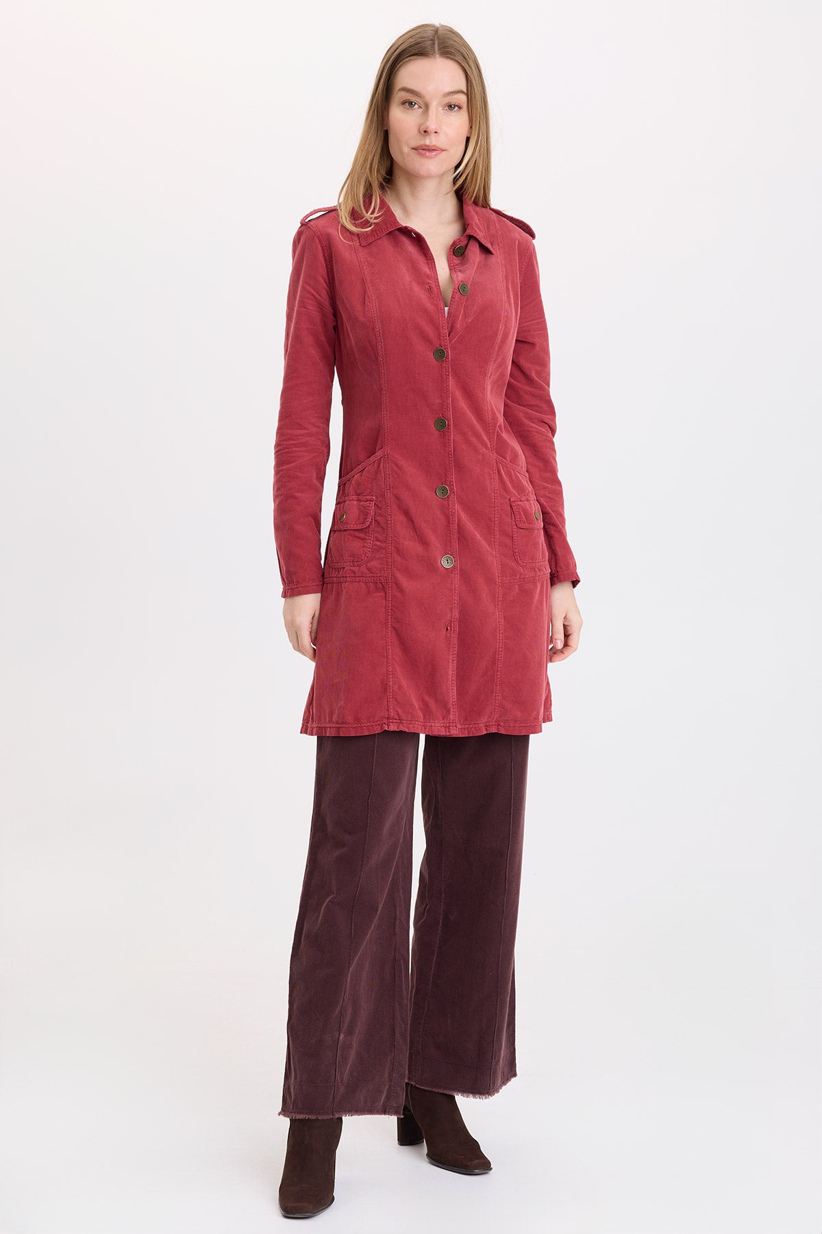 Hadrian Corduroy Pintuck Pant