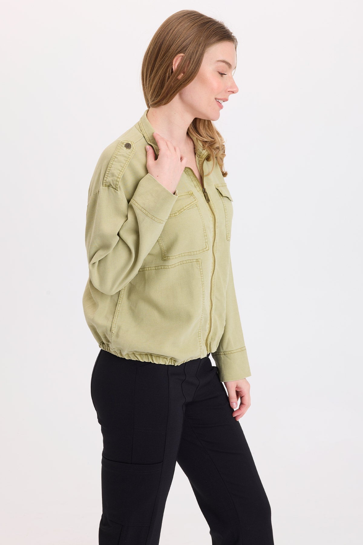 Wearables Tace Twill Relaxed Bomber Jacket 