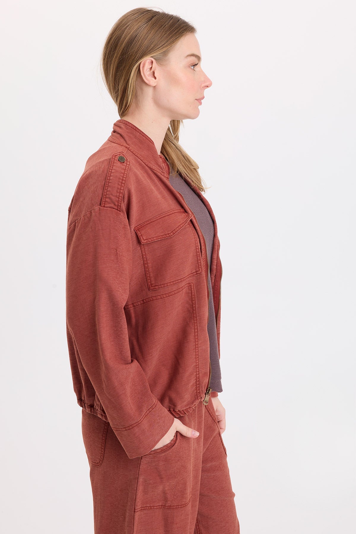 Wearables Tace Twill Relaxed Bomber Jacket 