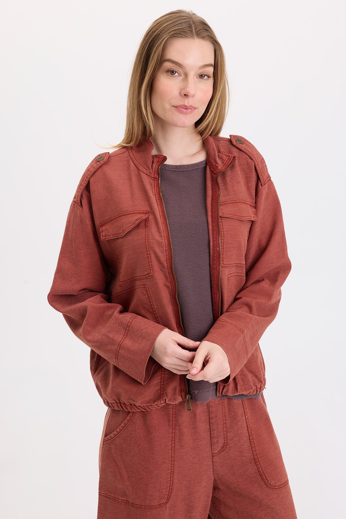 Wearables Tace Twill Relaxed Bomber Jacket 