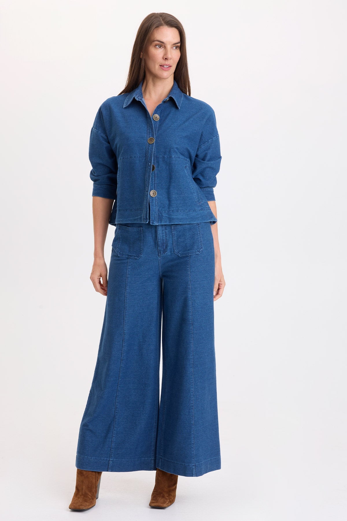 Wearables Fernley Indigo Twill Swing Jacket 