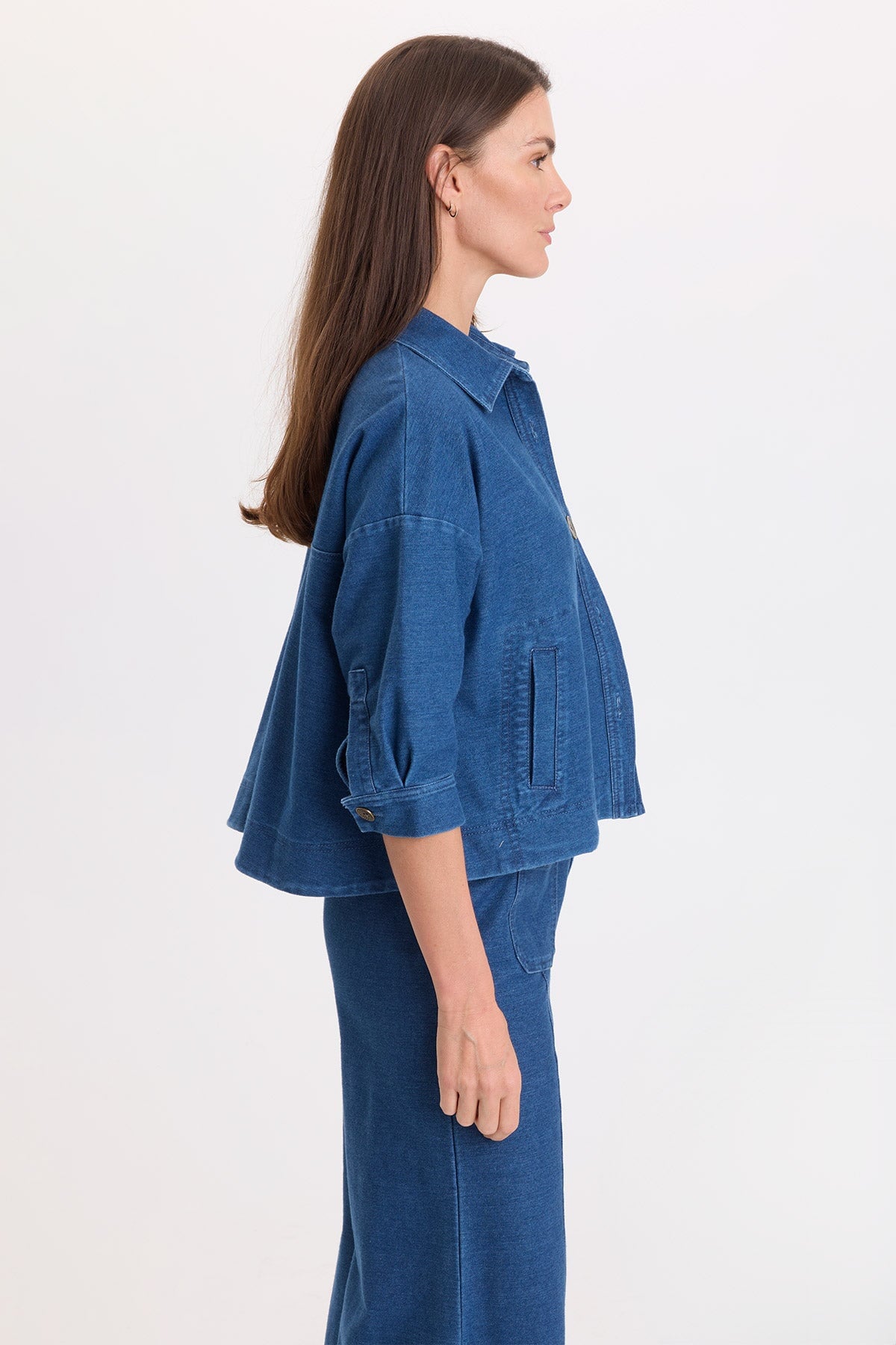 Wearables Fernley Indigo Twill Swing Jacket 