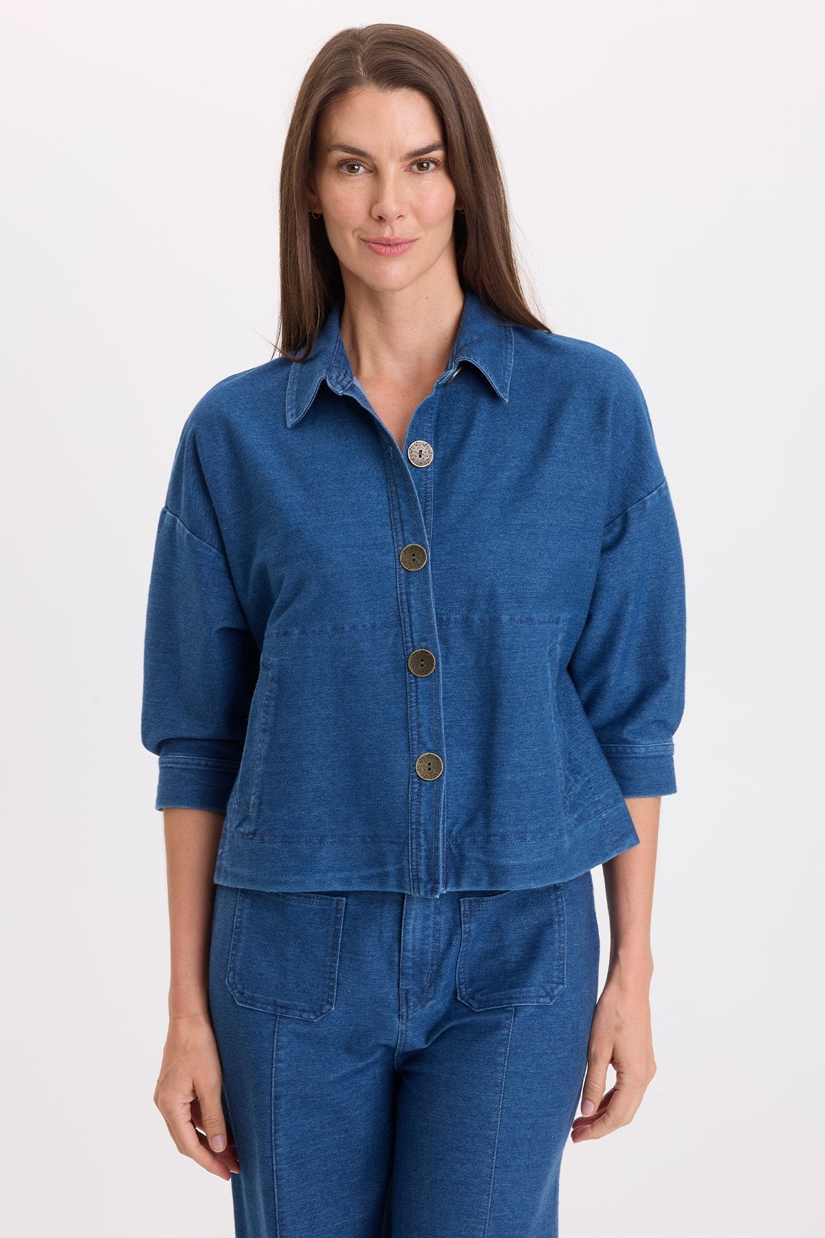 Wearables Fernley Indigo Twill Swing Jacket 