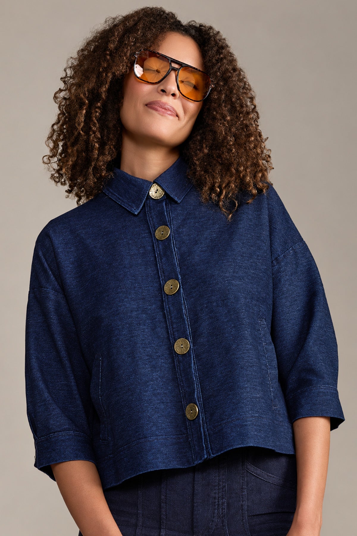 Wearables Fernley Indigo Twill Swing Jacket 