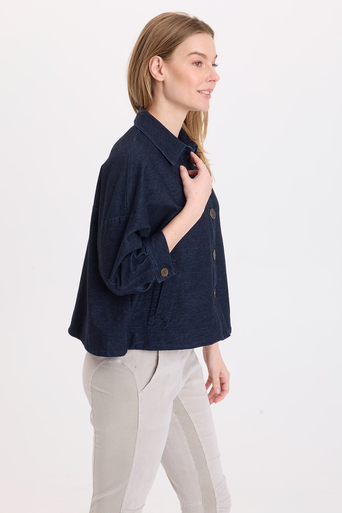Wearables Fernley Indigo Twill Swing Jacket 