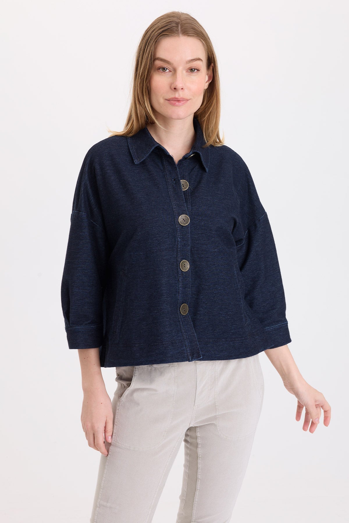 Wearables Fernley Indigo Twill Swing Jacket 