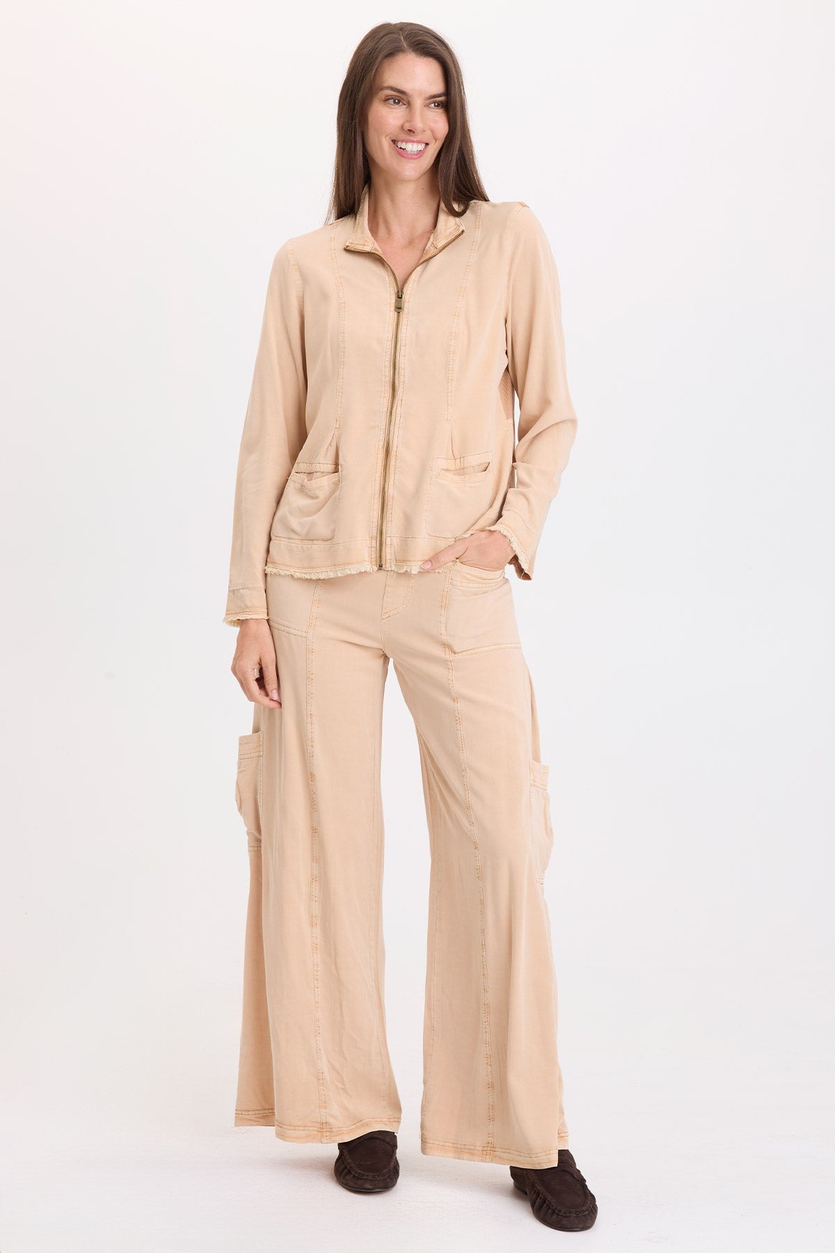Wearables Neith Twill Zip-Up Jacket 