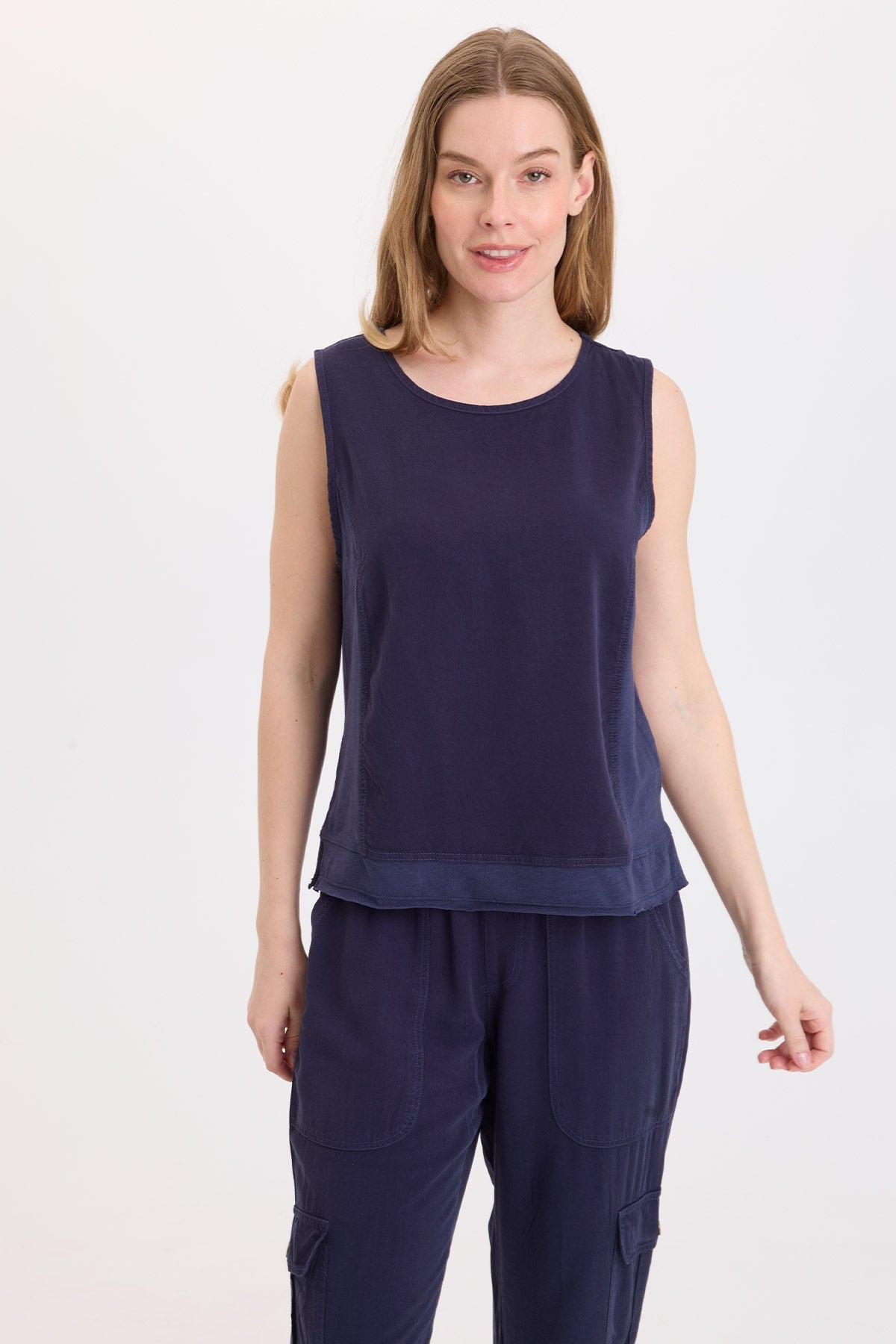 Wearables Dalil Twill/Jersey Tank 