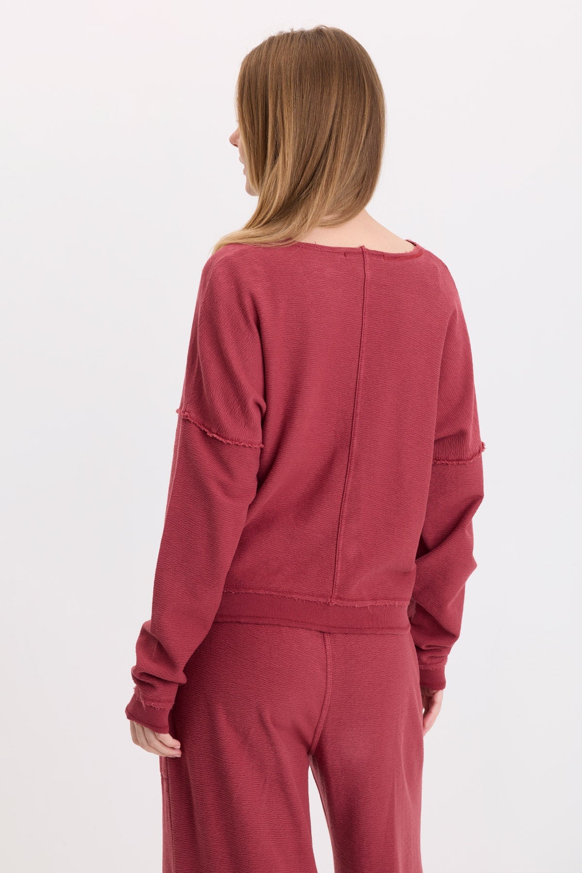 Wearables Cirilla Crepe-Knit Pullover 