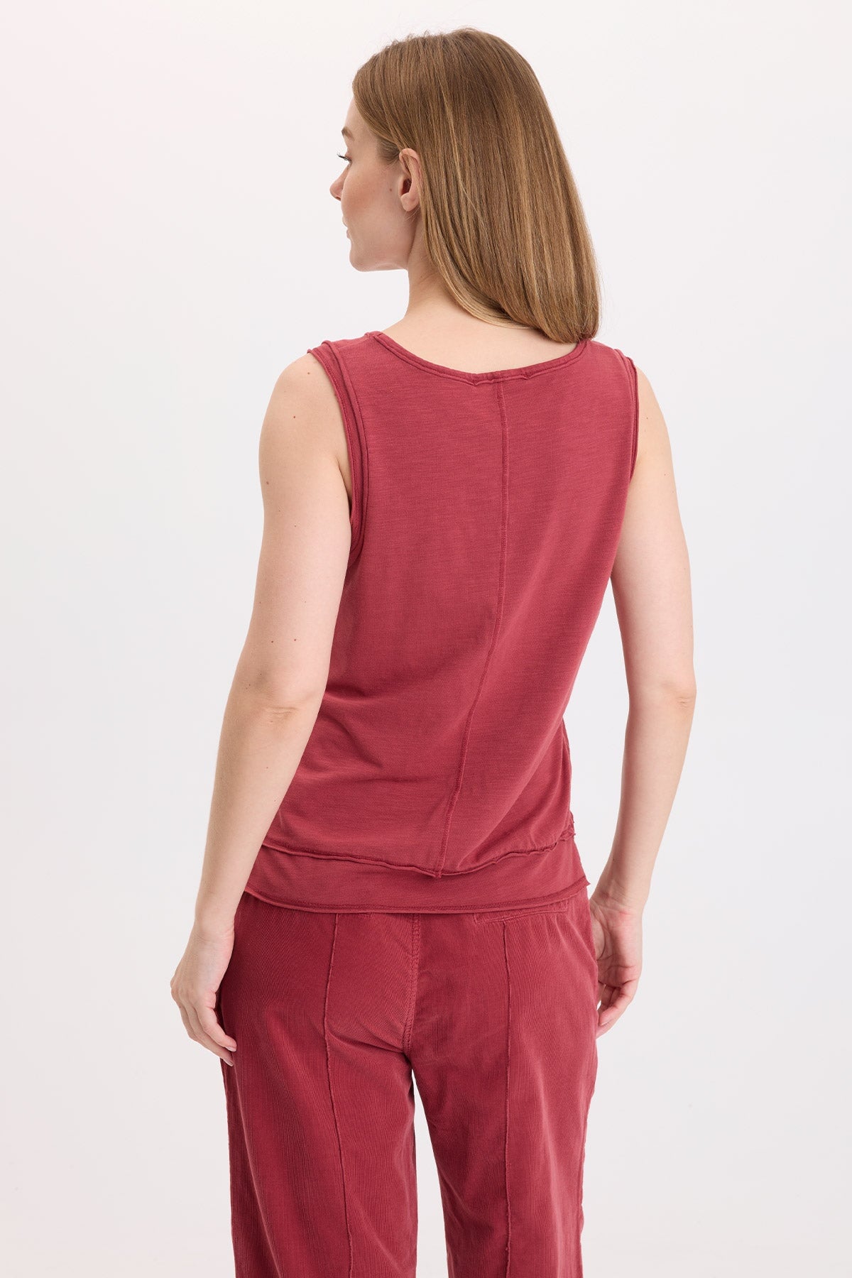 Wearables Fosca Jersey Tiered Hem Tank 
