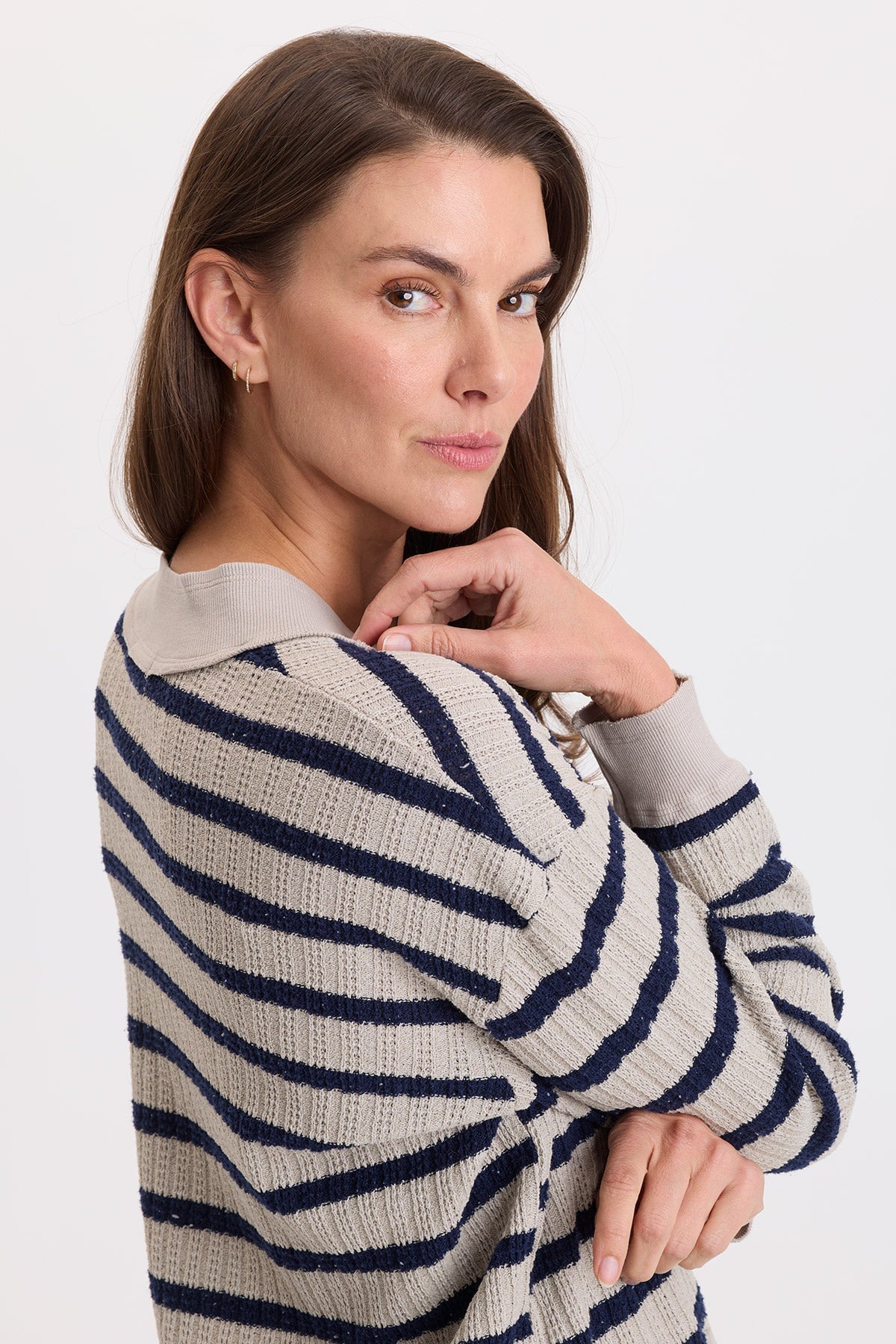 Wearables Fonz Stripe V-Neck Top 