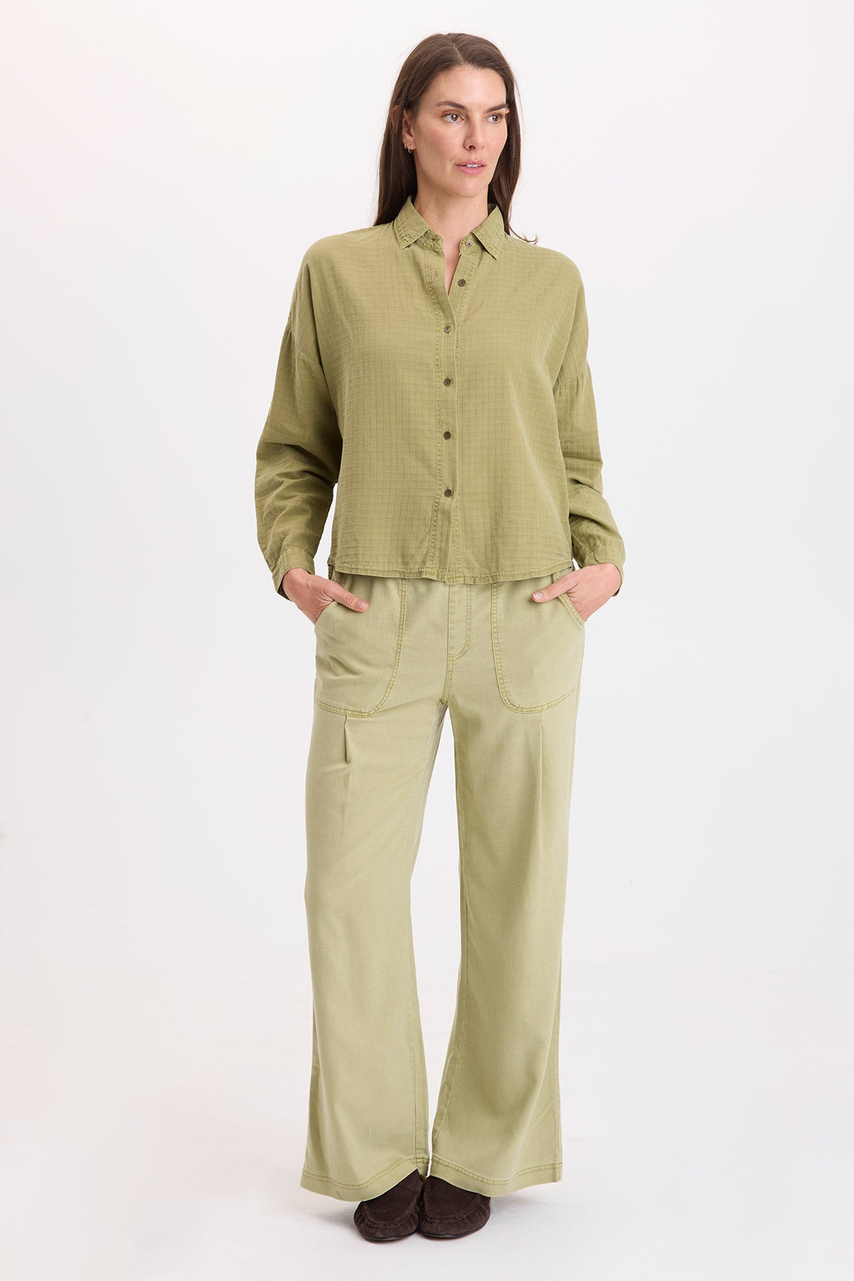 Becknir Basket Weave Button-Up