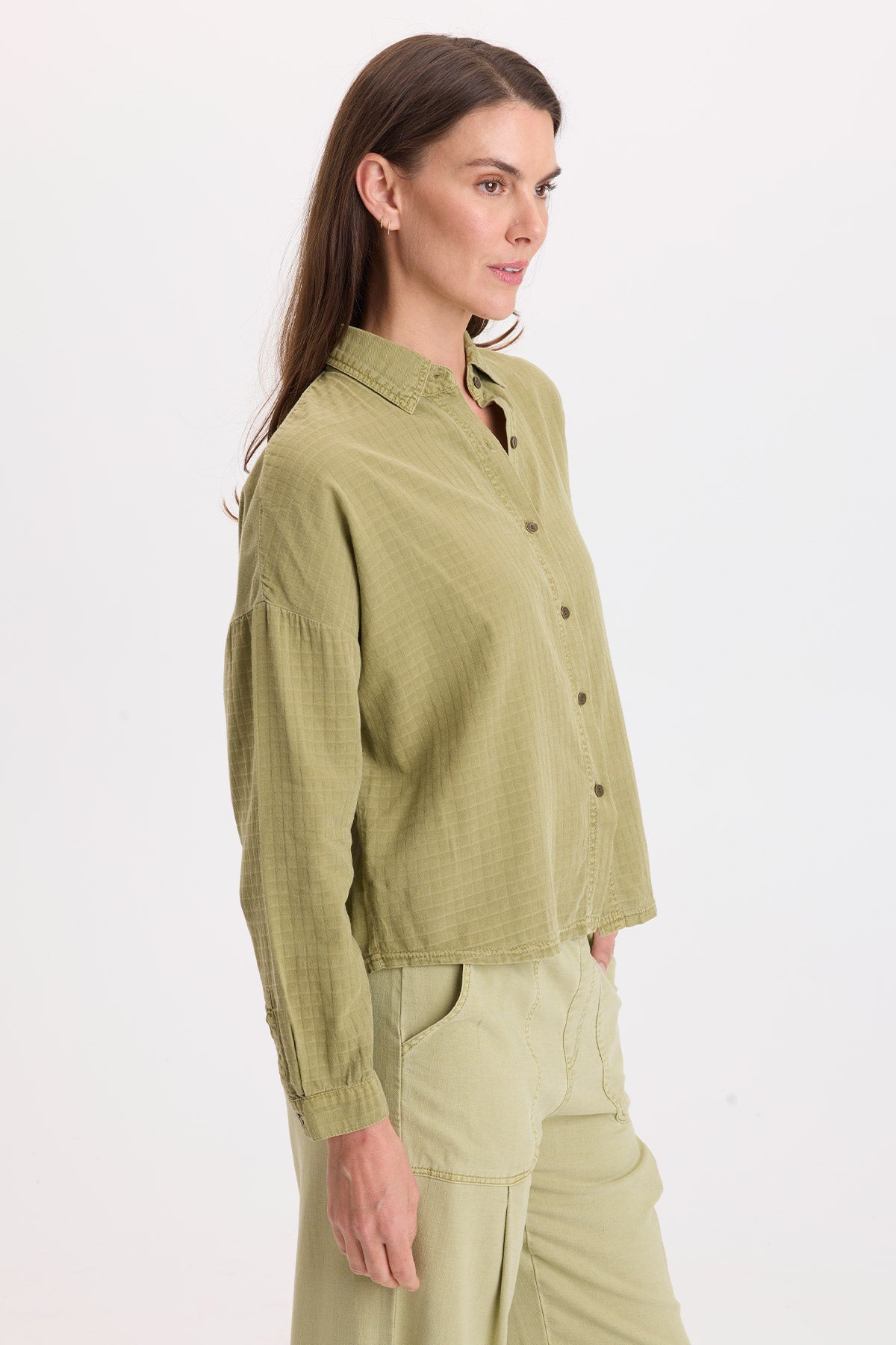 Becknir Basket Weave Button-Up