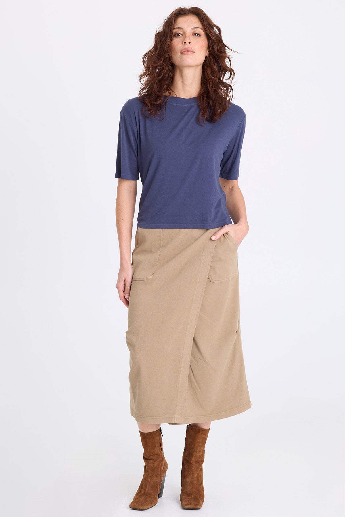 XCVI Nonus Jersey Short Sleeve Top 