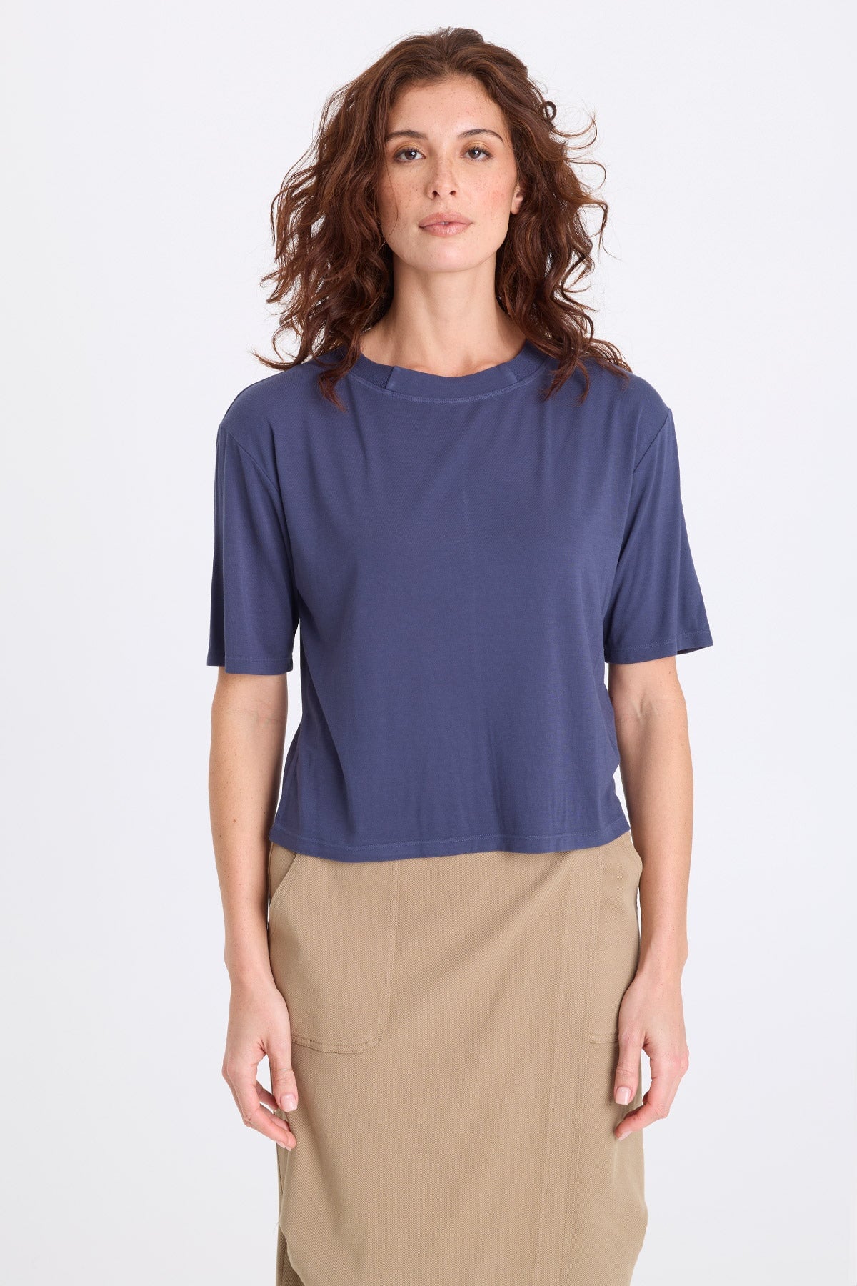 XCVI Nonus Jersey Short Sleeve Top 