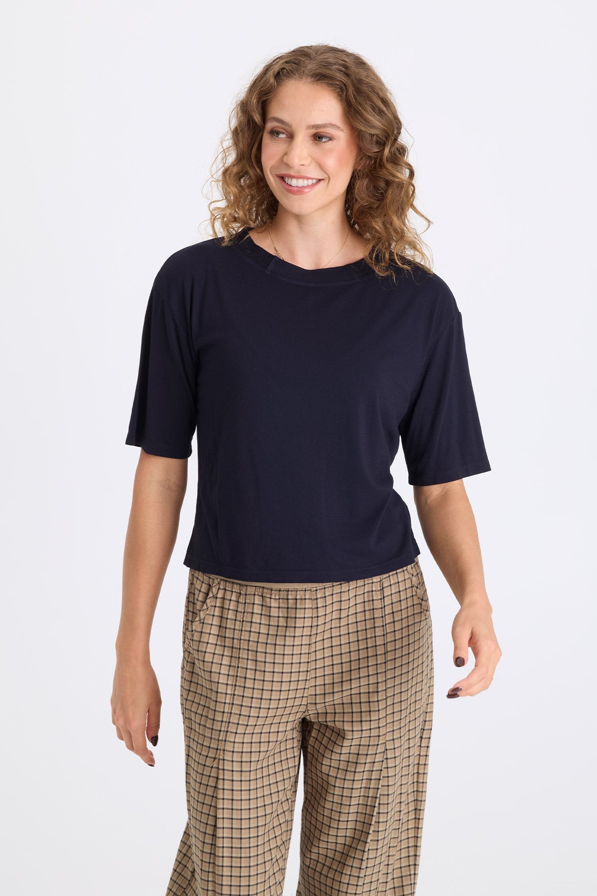 XCVI Nonus Jersey Short Sleeve Top 