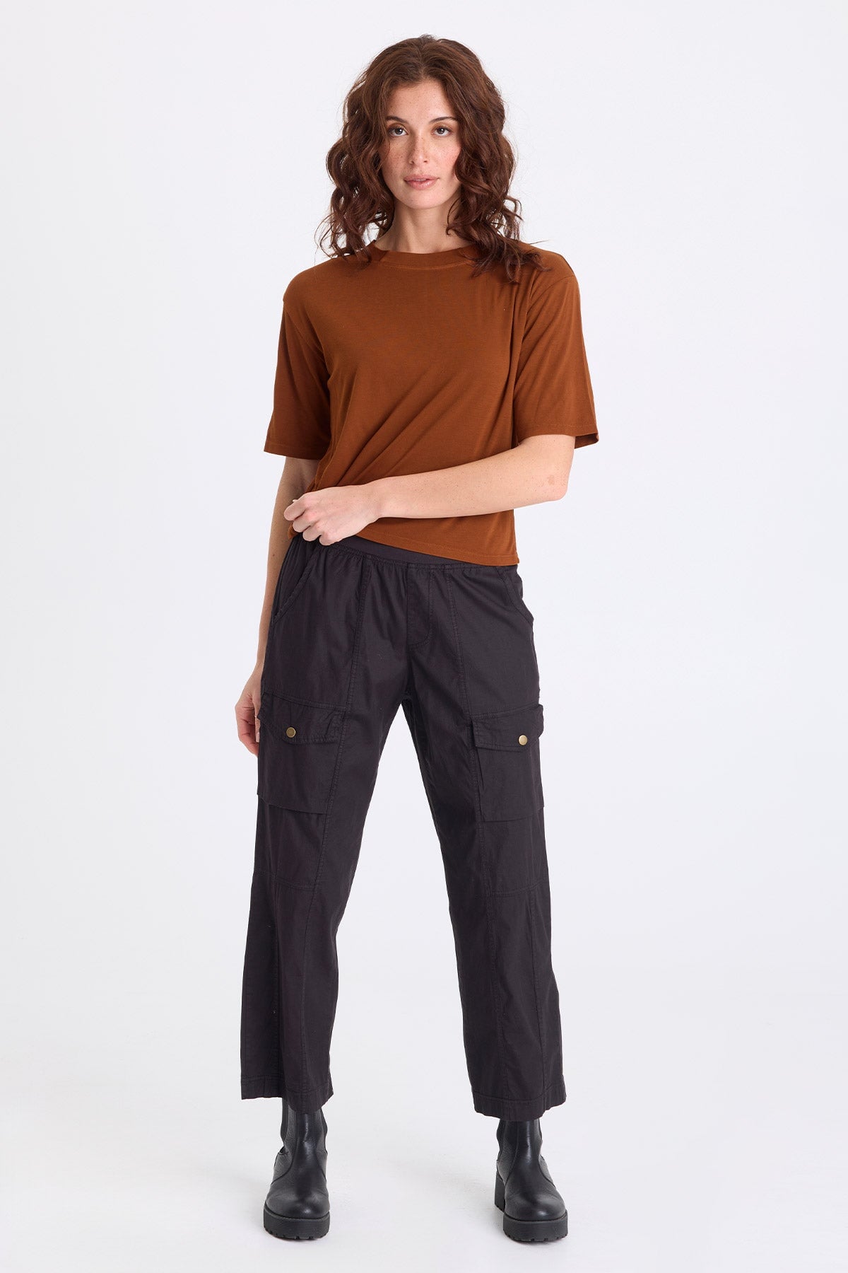 XCVI Aspasia Poplin Ankle Pant 