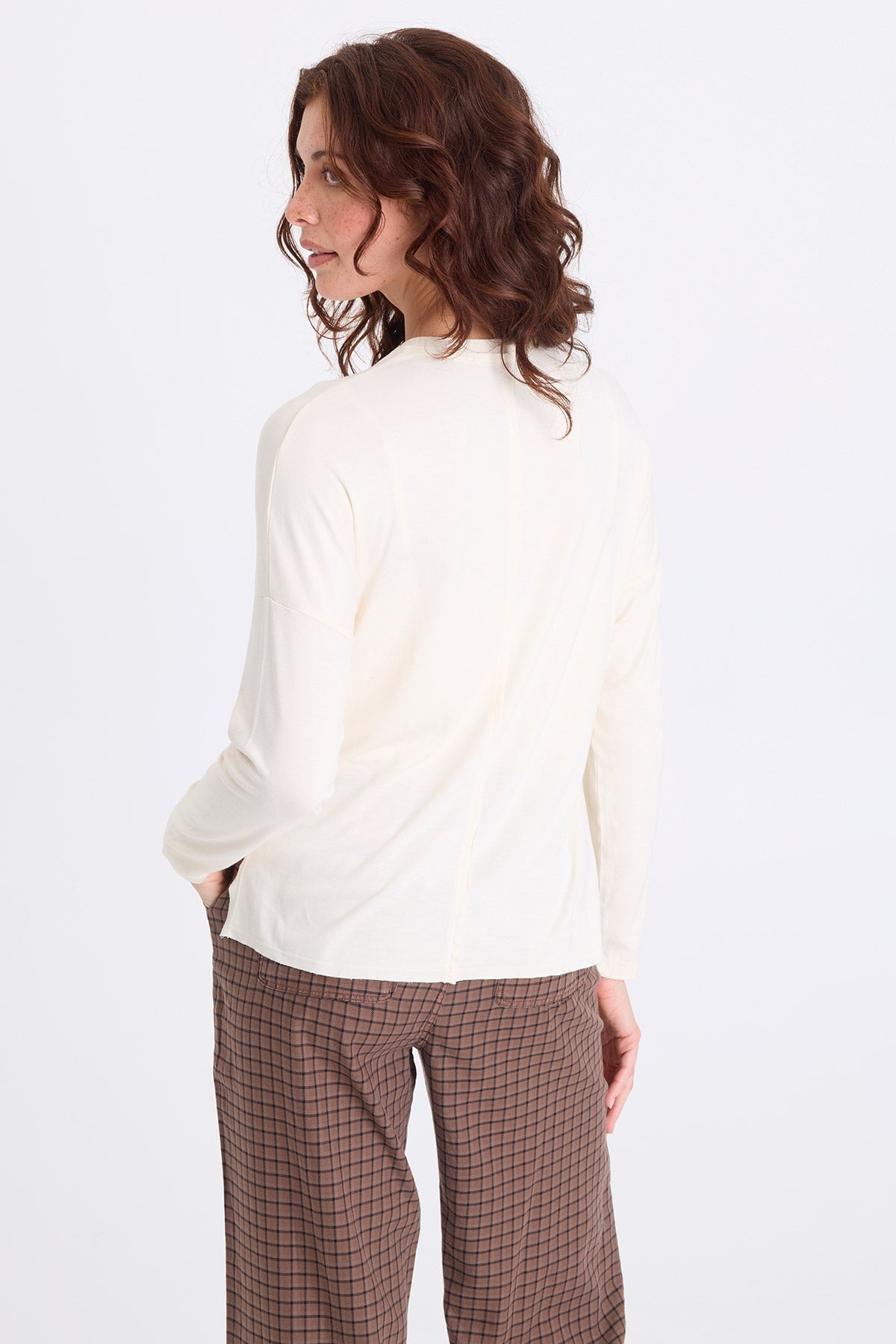 XCVI Noor Jersey V-Neck Long Sleeve Top 