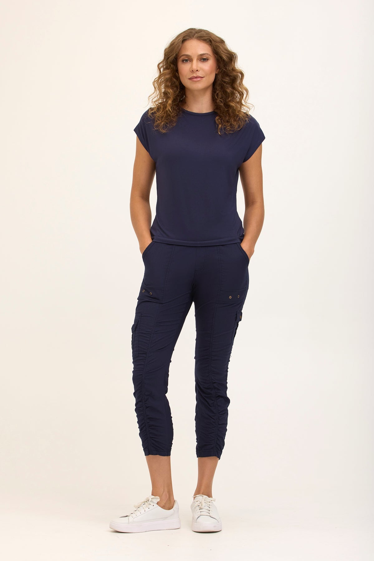 Core by XCVI Tilton Ruched Skinny Pant 