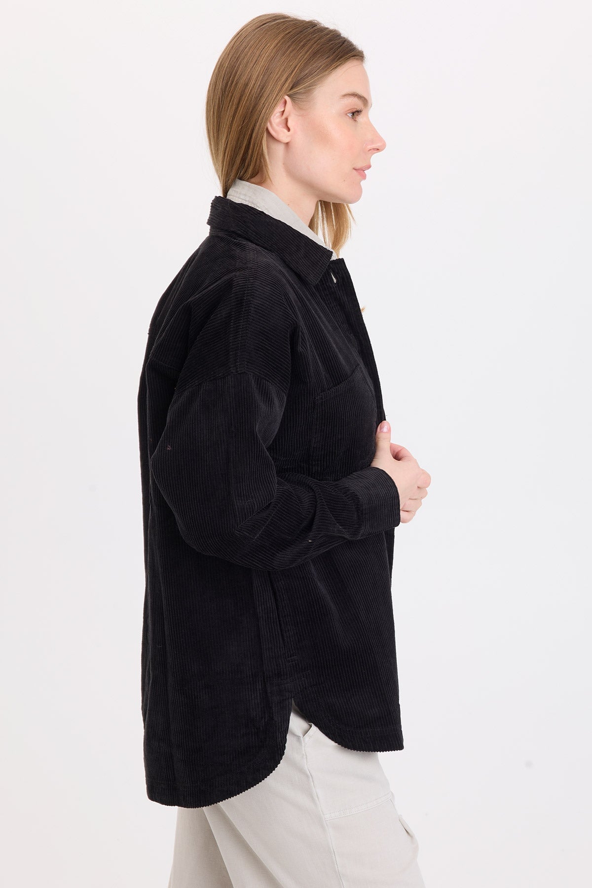 Wearables Lincoln Corduroy Shacket 