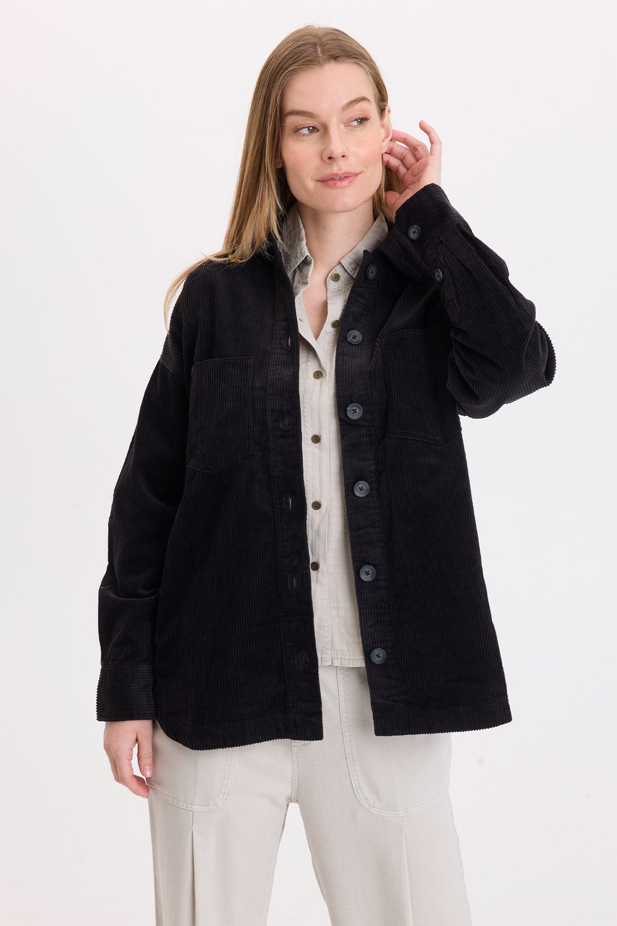 Wearables Lincoln Corduroy Shacket 