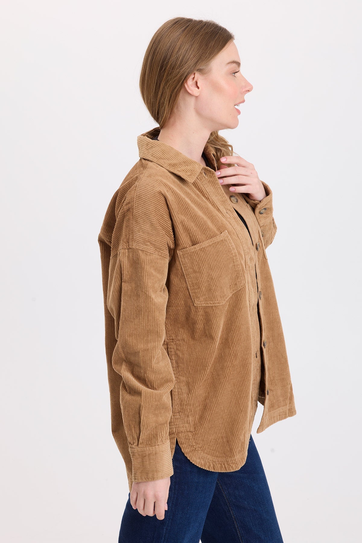 Wearables Lincoln Corduroy Shacket 