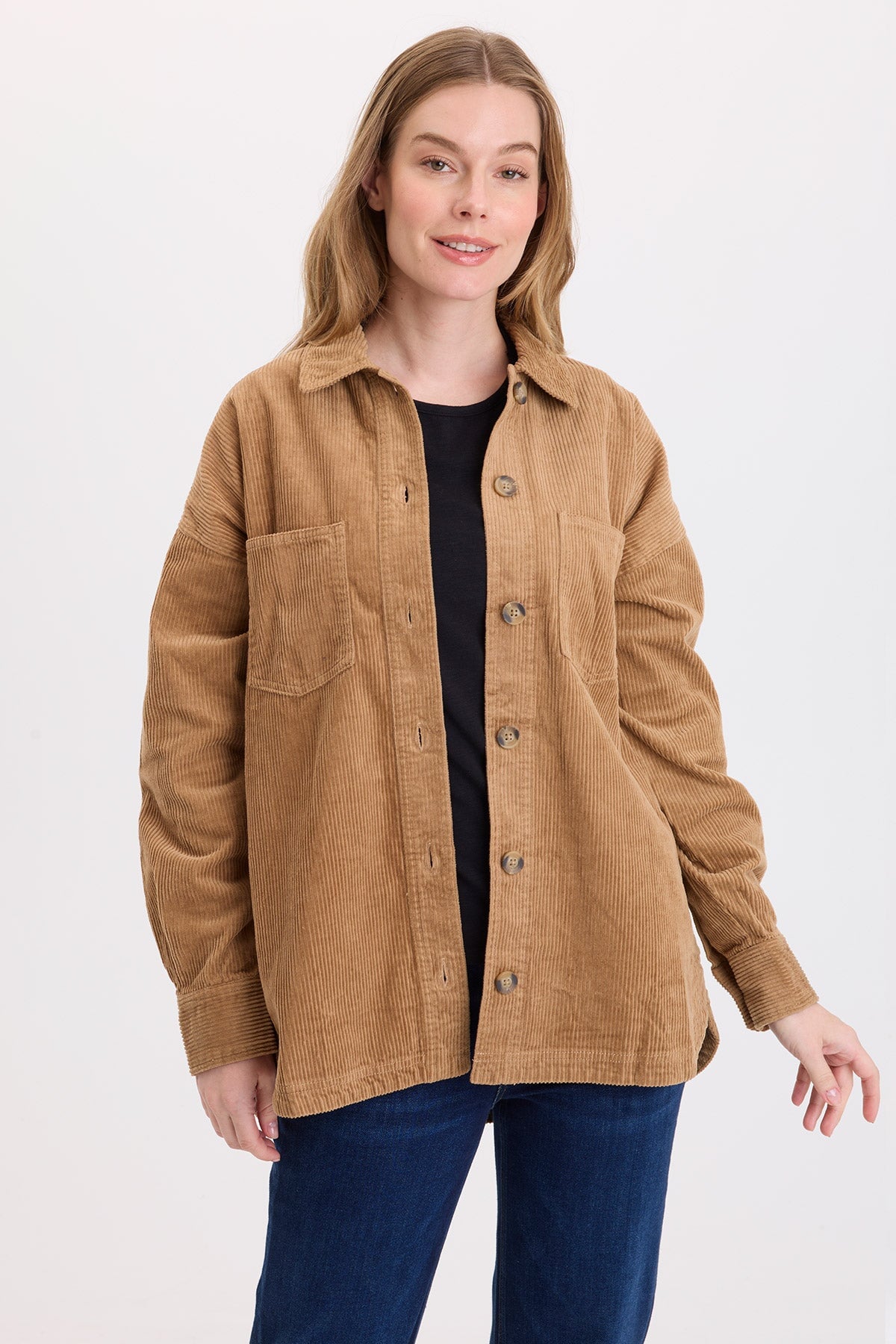 Wearables Lincoln Corduroy Shacket 
