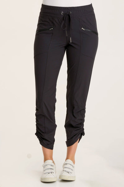 パンツ QUIITO REDENIM W WAIST PANTS BLACK QUITO/キイト】REDENIM W WAIST PT/ダブルウエストパンツ/デニム