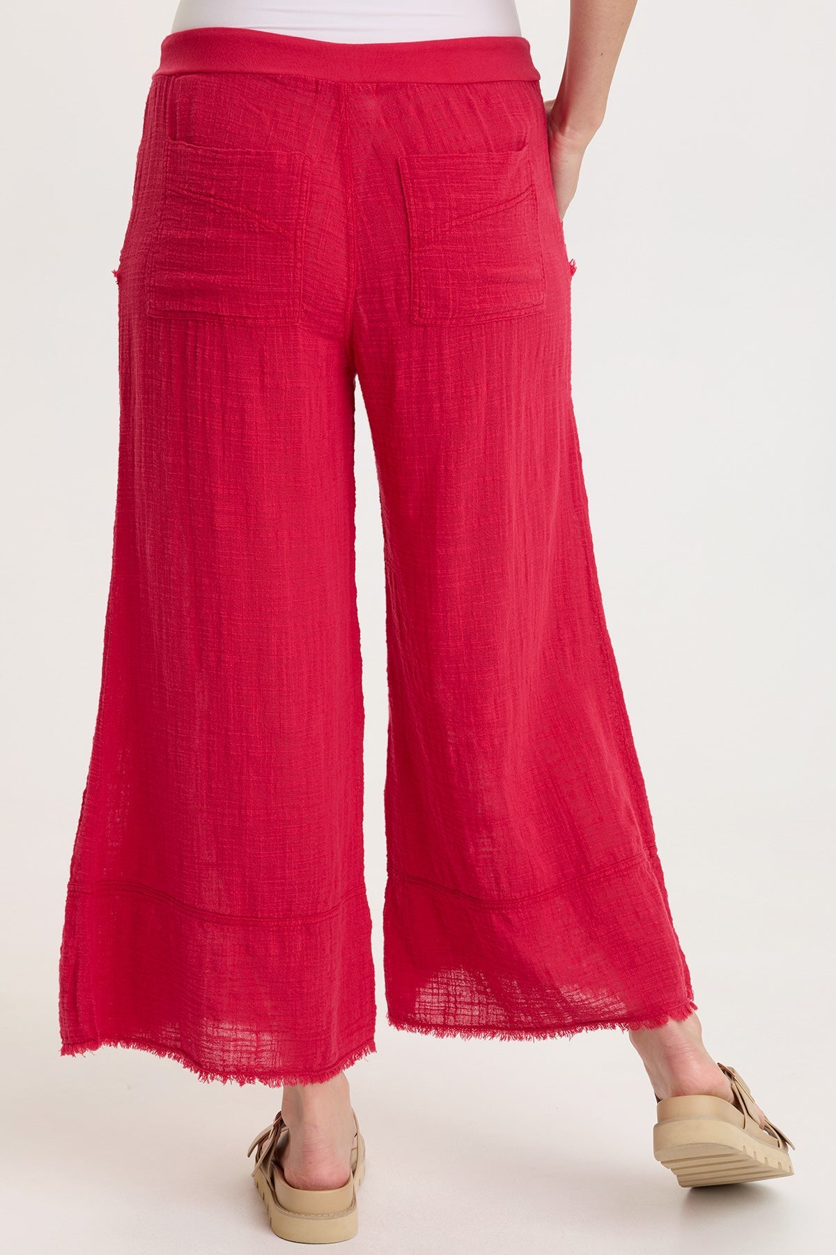 Wearables Ace Gauze Wide Leg Crop 