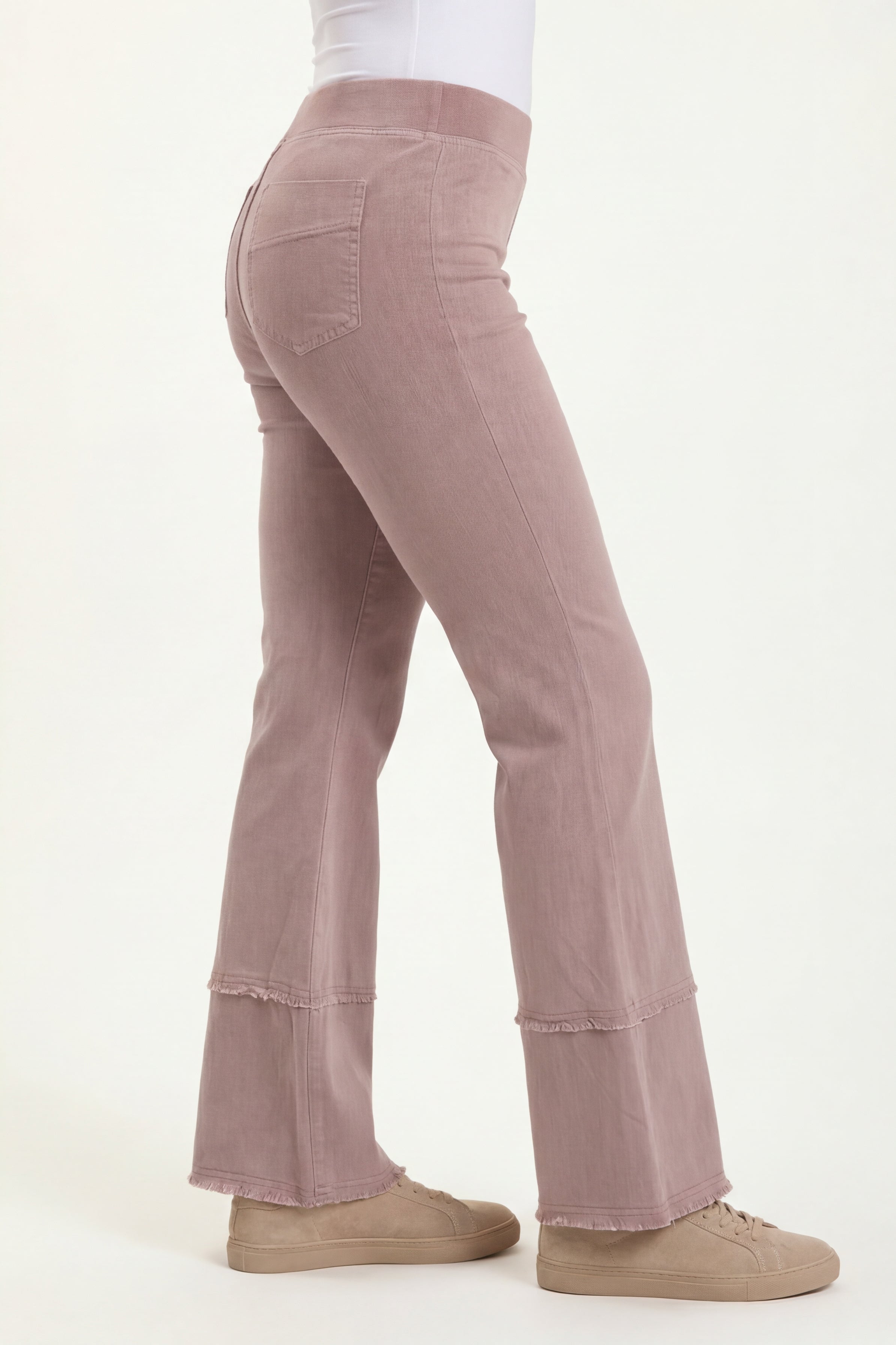 Wearables Arrin Bell Flare Pull-Up Twill Pant 