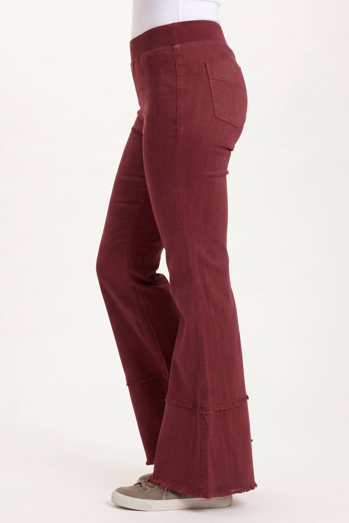 Wearables Arrin Bell Flare Pull-Up Twill Pant 