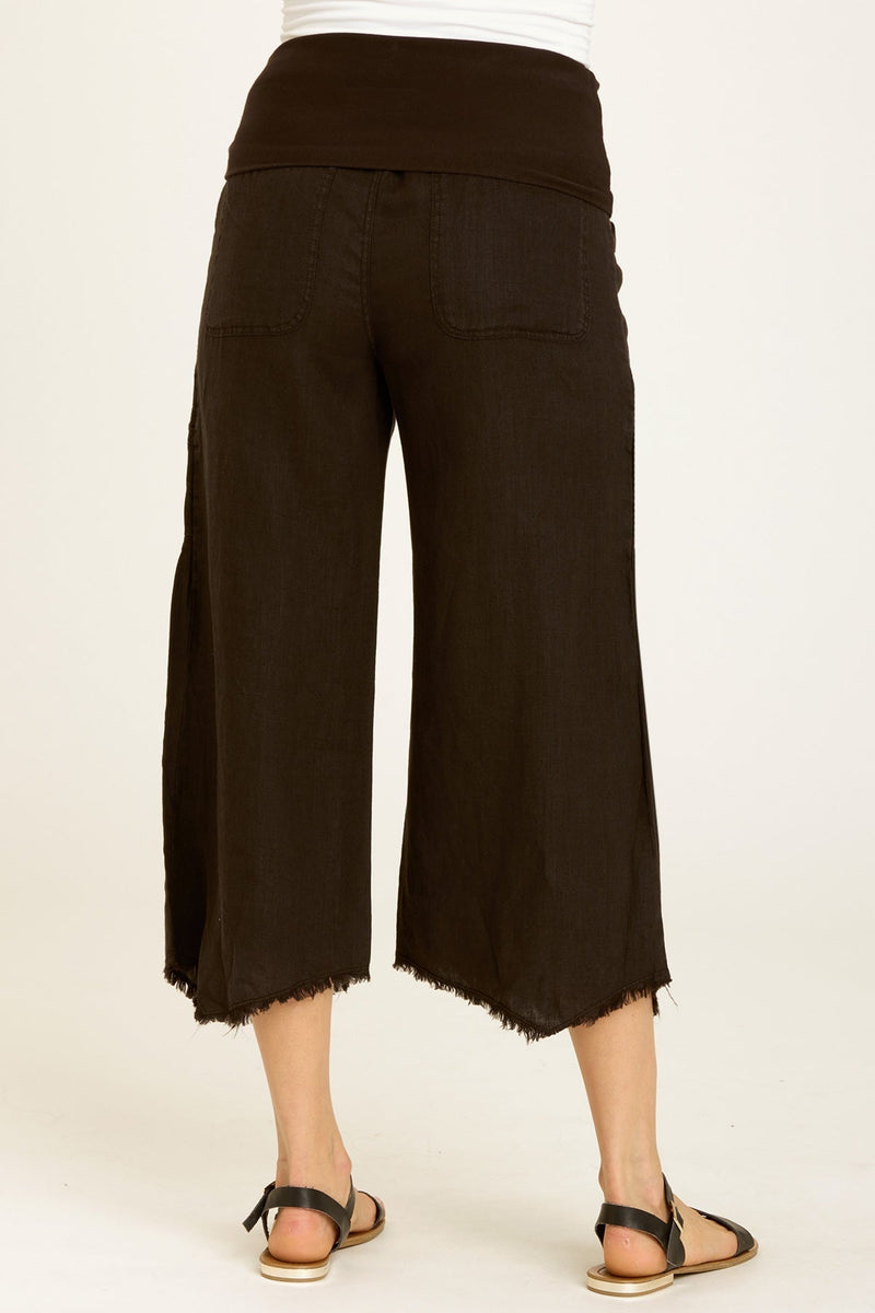 New Women's Plus Size Brown Gaucho (Capri) Pants Sizes 1X 2X 3X USA