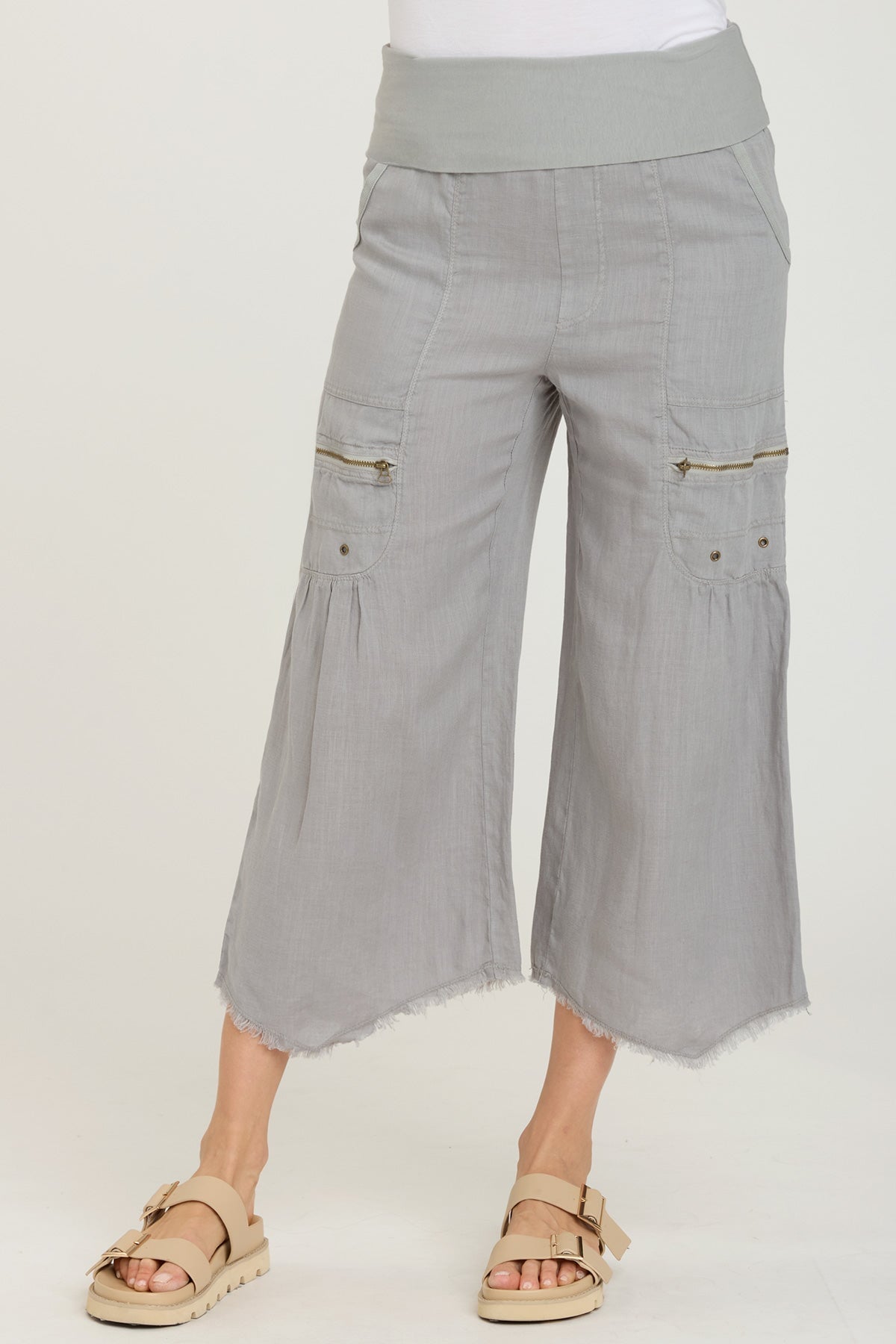 Xcvi Pasqual Crop In Grey