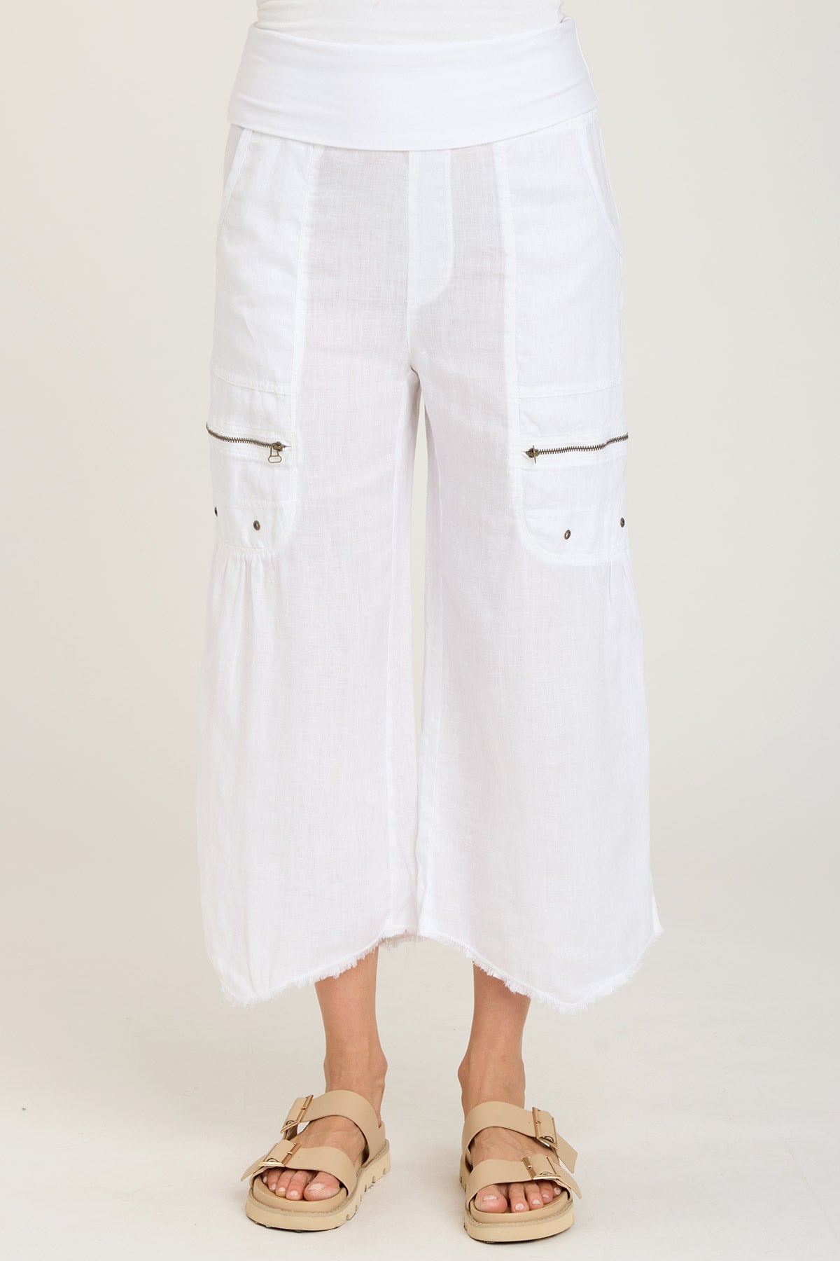 Xcvi Pasqual Crop In White