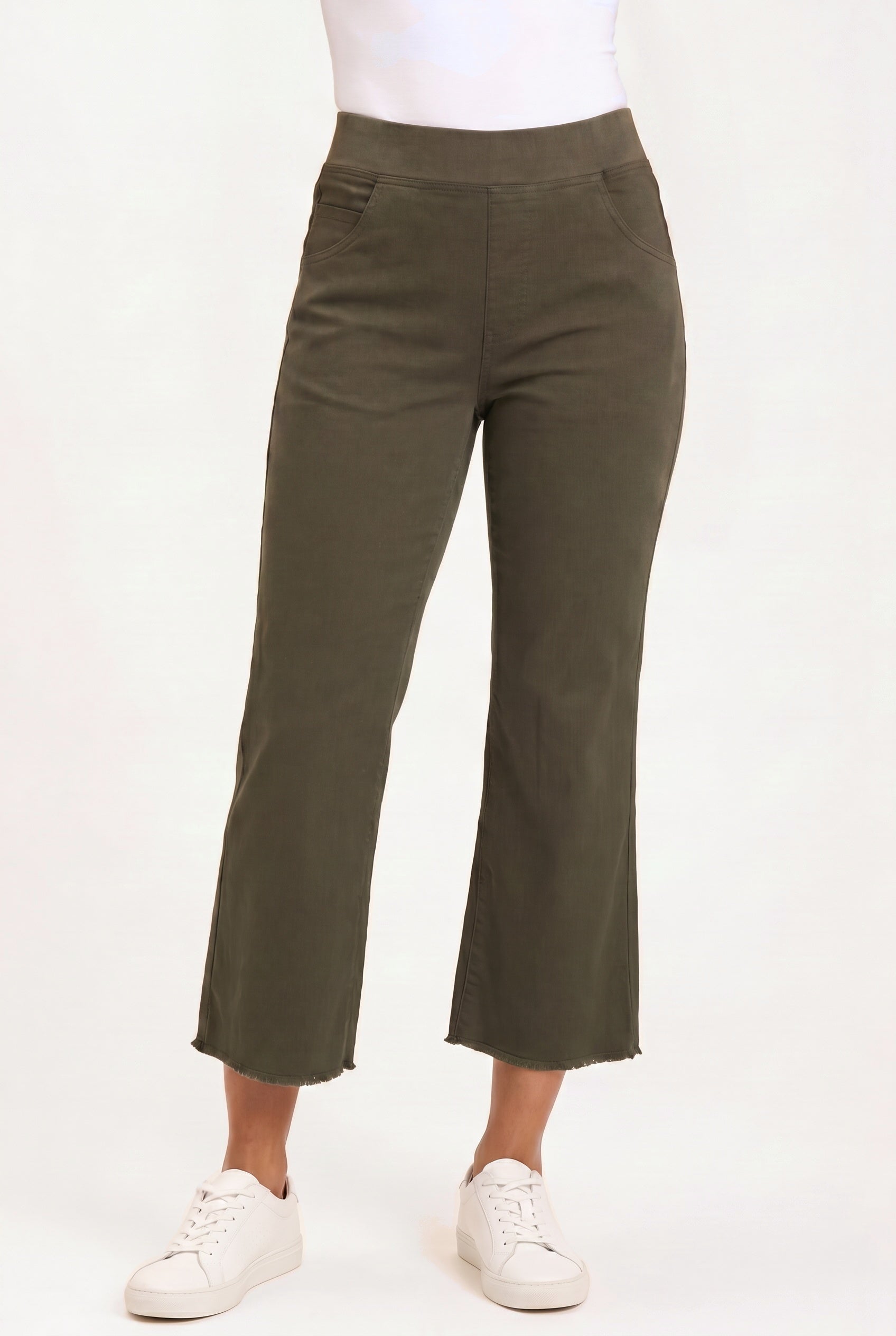 Wearables Lorilei Twill Flare Pull-On Pant 