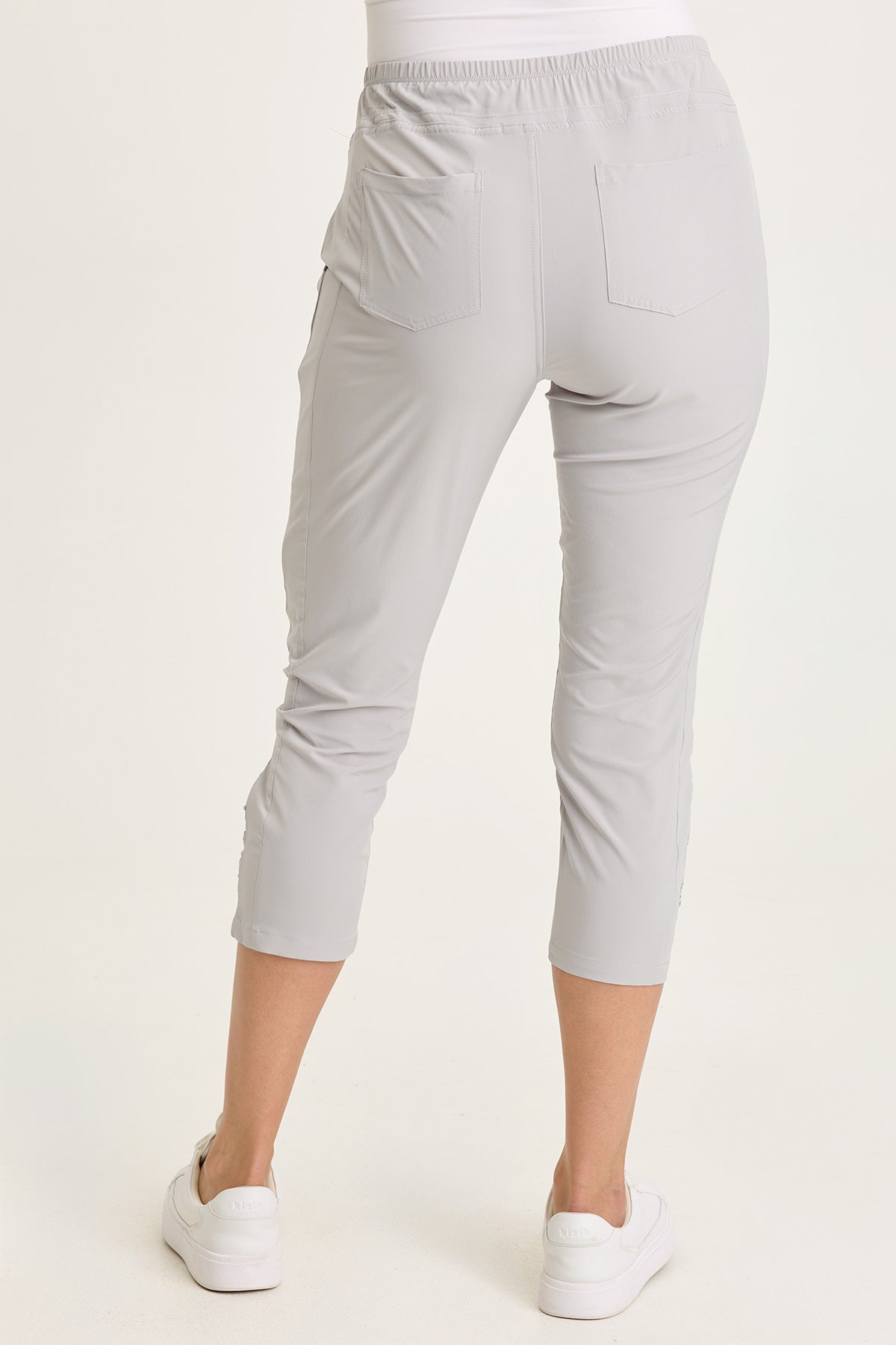 Aksana Whisper Stretch Ruched Active Slim Pant